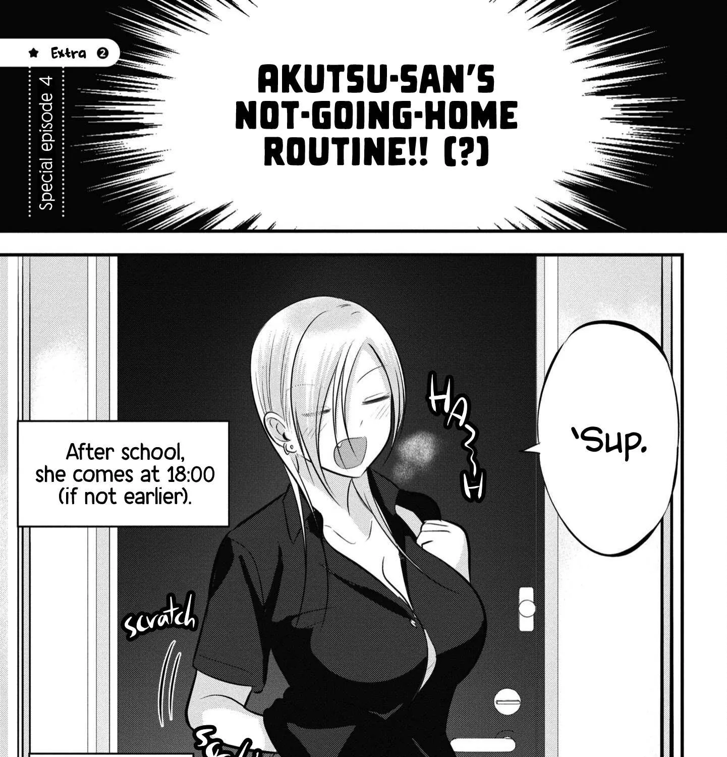 Please Go Home, Akutsu-San! Chapter 69.2 page 1 - 