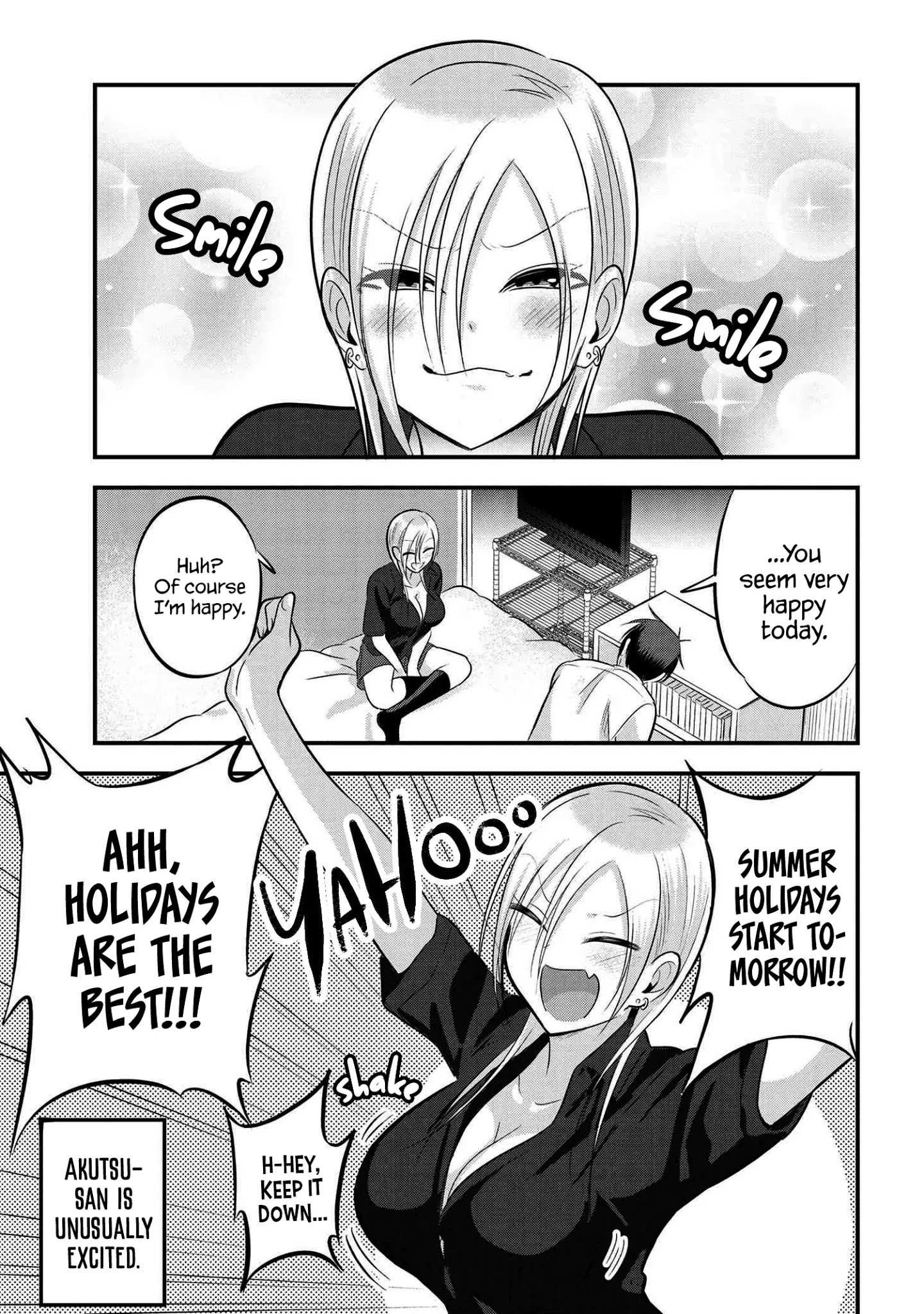 Please Go Home, Akutsu-San! Chapter 69 page 1 - 