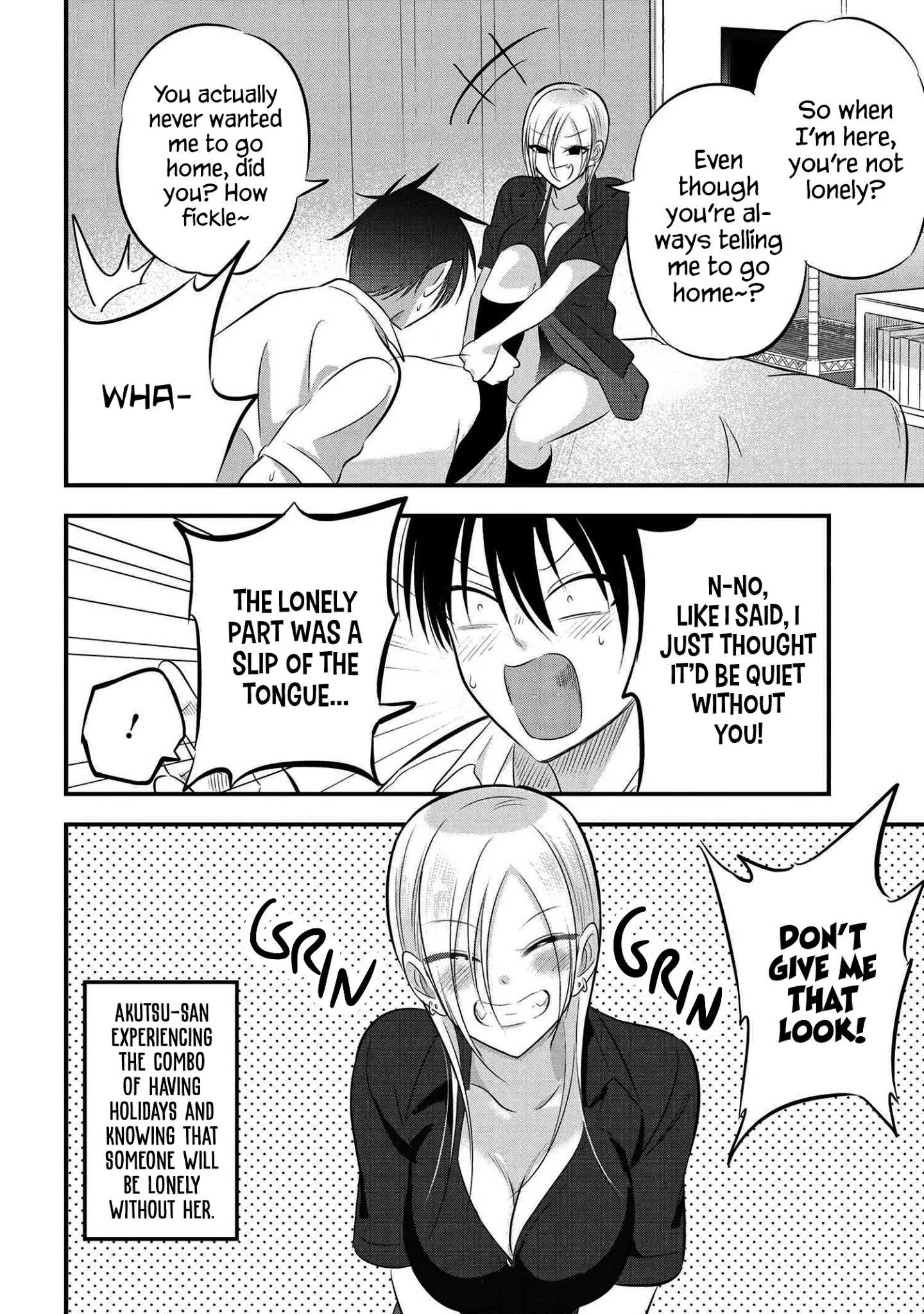 Please Go Home, Akutsu-San! Chapter 69 page 4 - 