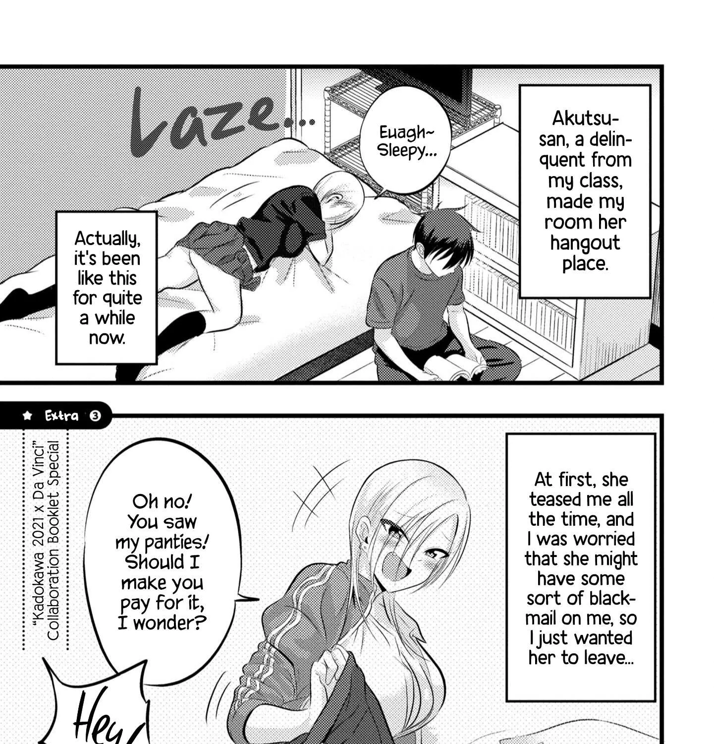 Please Go Home, Akutsu-San! Chapter 88.3 page 1 - 