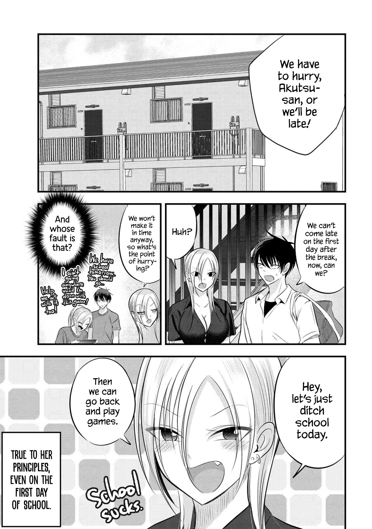 Please Go Home, Akutsu-San! Chapter 89 page 1 - 