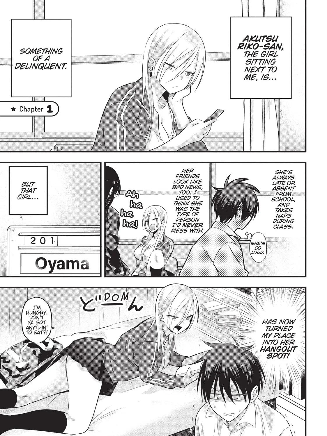 Please Go Home, Miss Akutsu! Chapter 1 page 1 - 