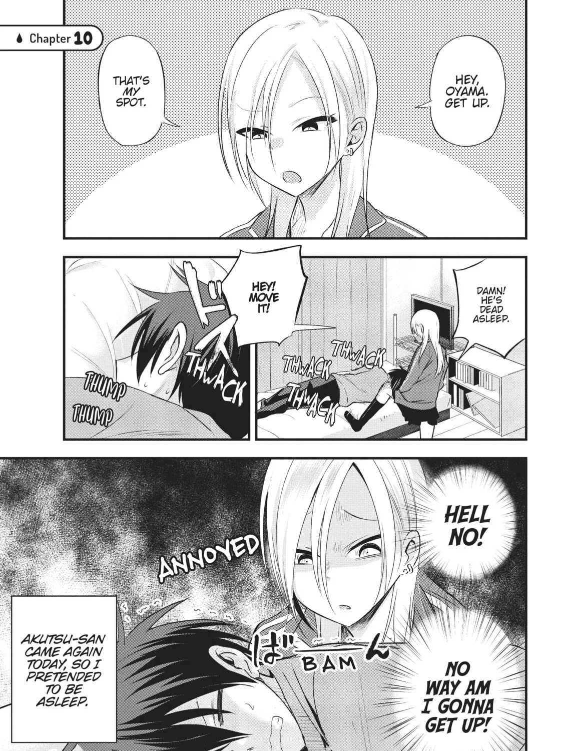 Please Go Home, Miss Akutsu! Chapter 10 page 1 - 