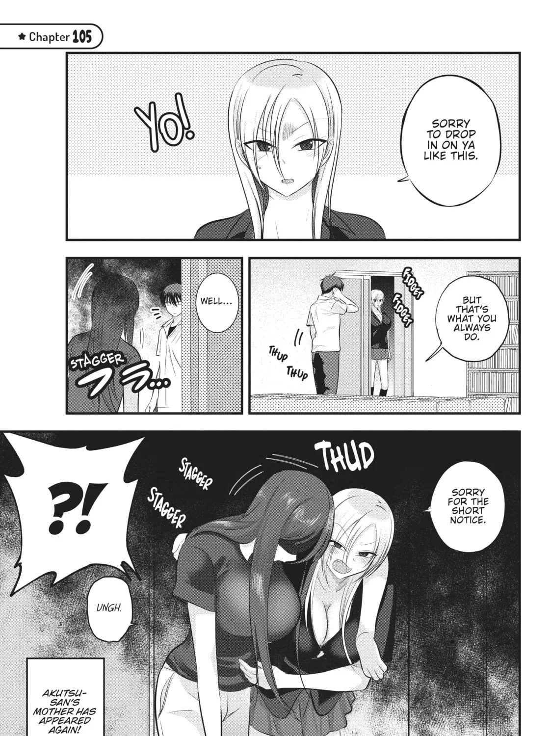 Please Go Home, Miss Akutsu! Chapter 105 page 1 - 