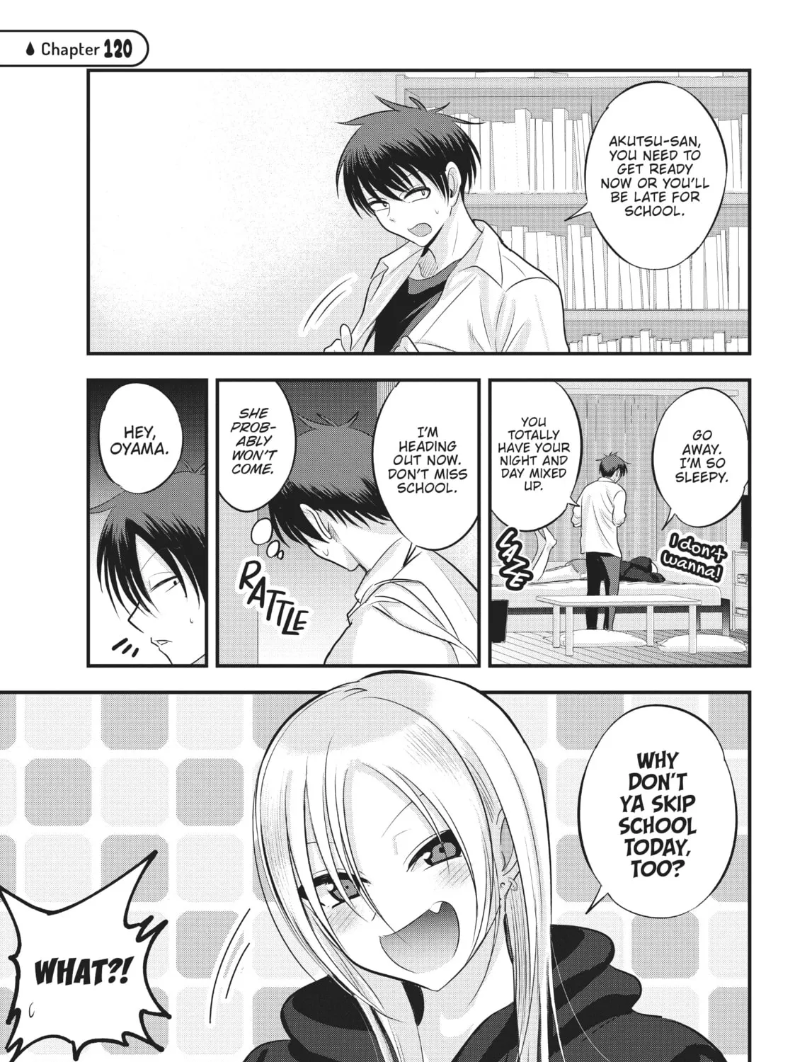Please Go Home, Miss Akutsu! Chapter 120 page 1 - 