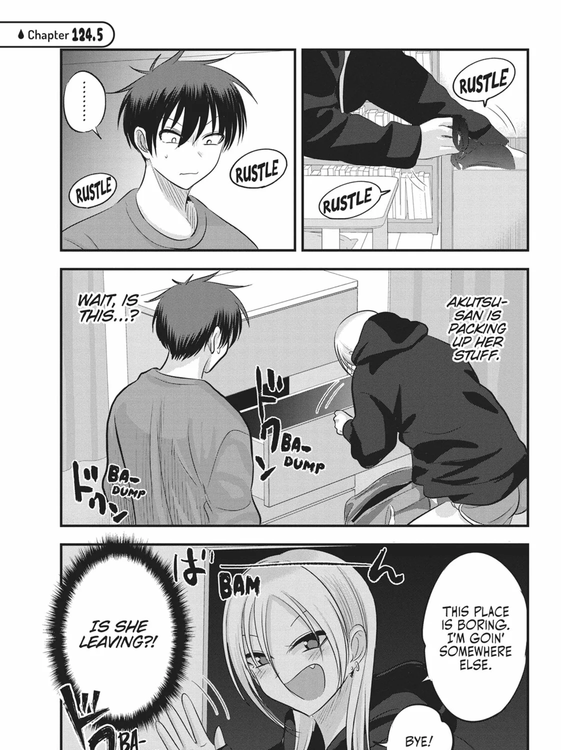 Please Go Home, Miss Akutsu! Chapter 124.5 page 7 - 
