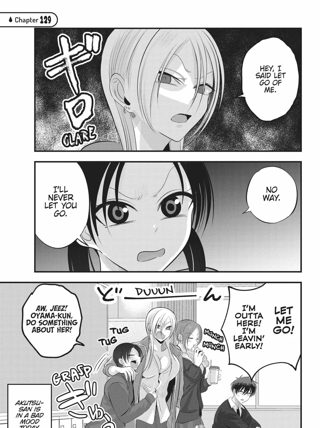 Please Go Home, Miss Akutsu! Chapter 129 page 1 - 
