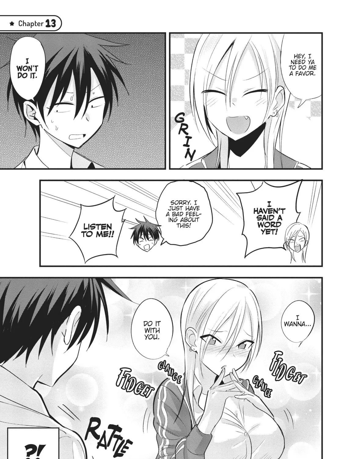 Please Go Home, Miss Akutsu! Chapter 13 page 1 - 