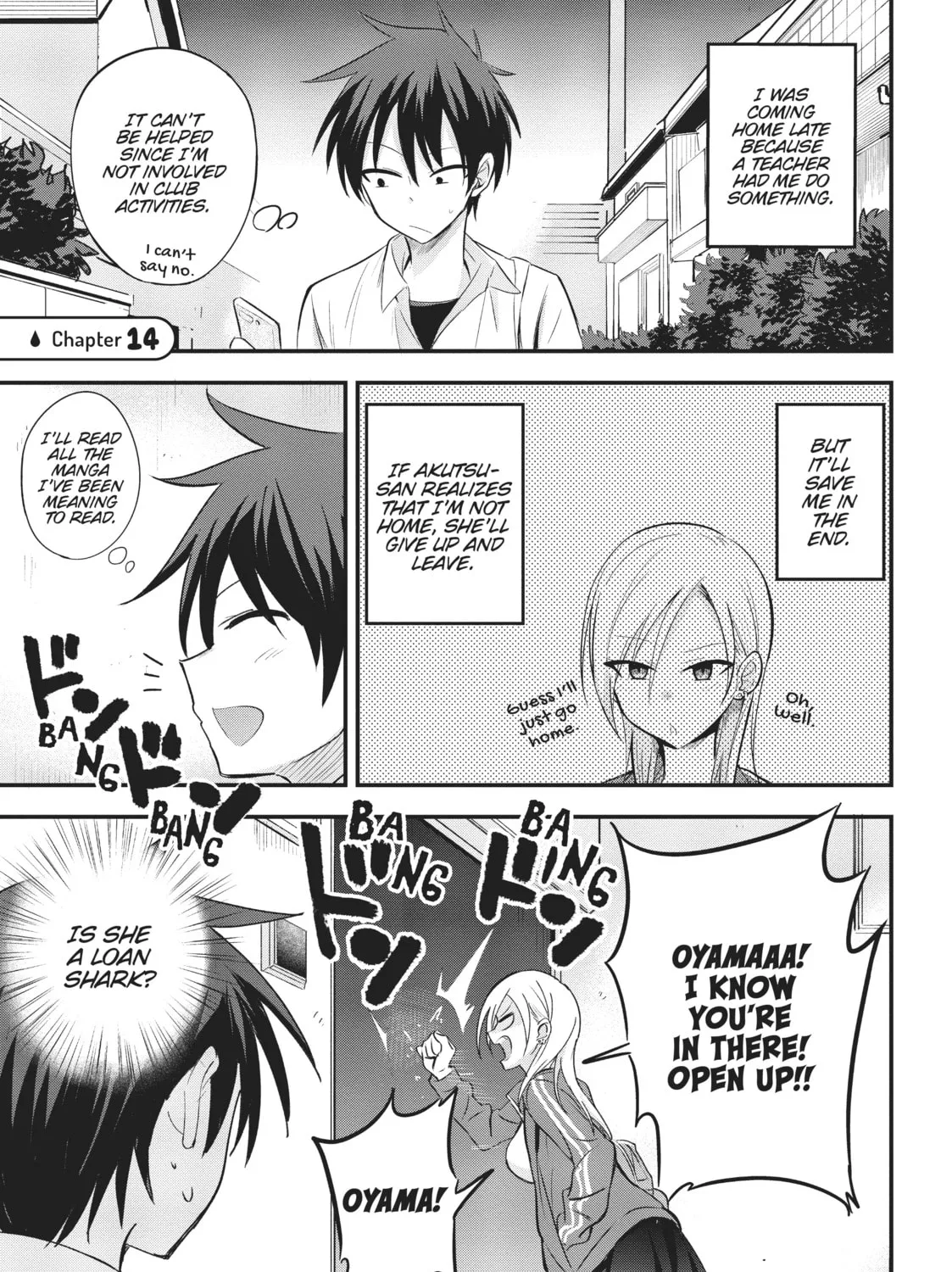 Please Go Home, Miss Akutsu! Chapter 14 page 1 - 