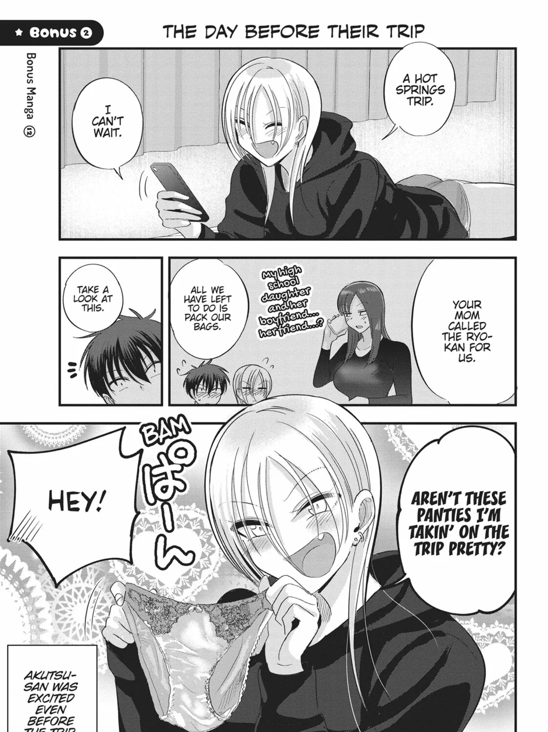Please Go Home, Miss Akutsu! Chapter 141.2 page 1 - 