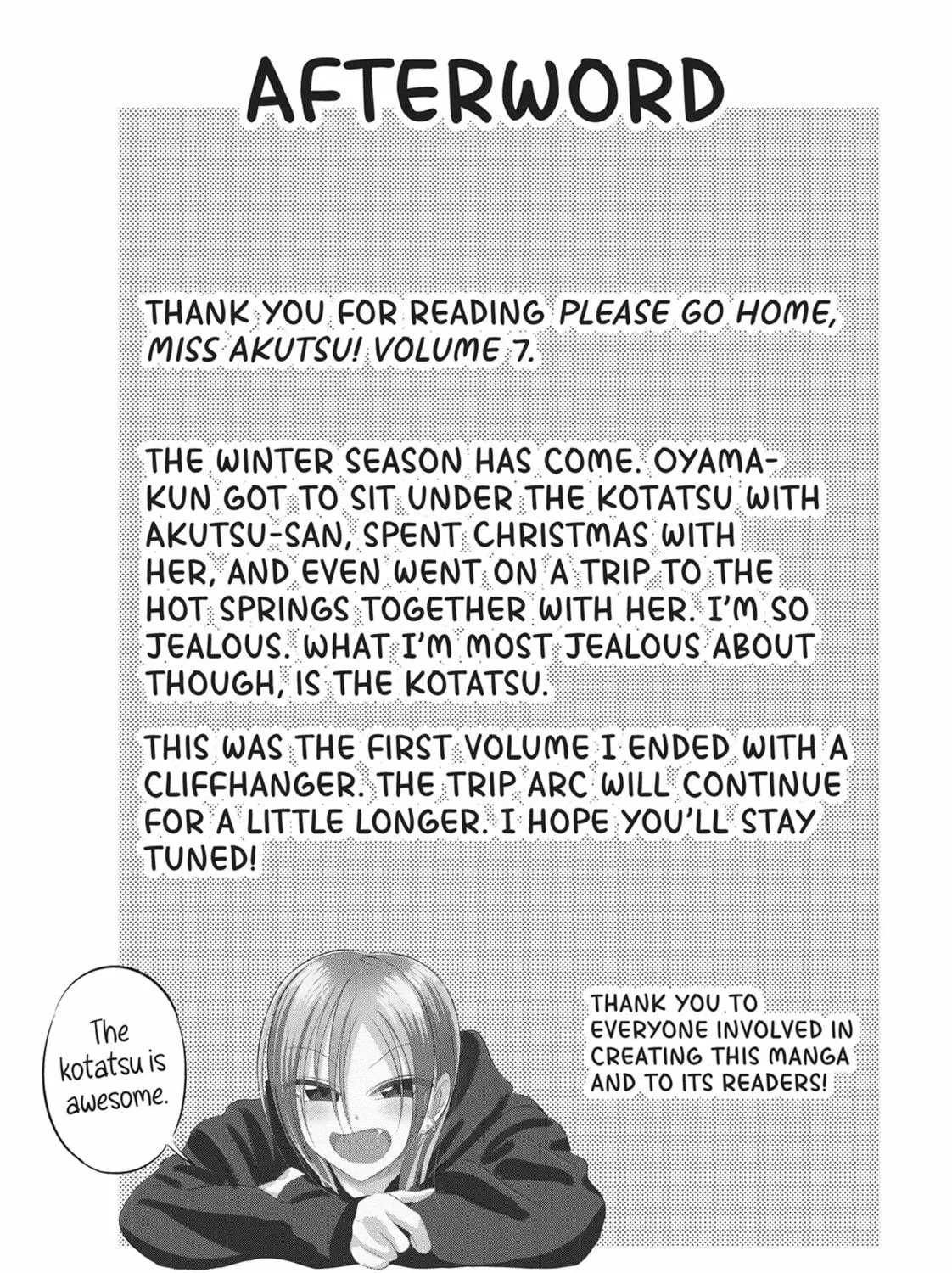 Please Go Home, Miss Akutsu! Chapter 141.2 page 9 - 