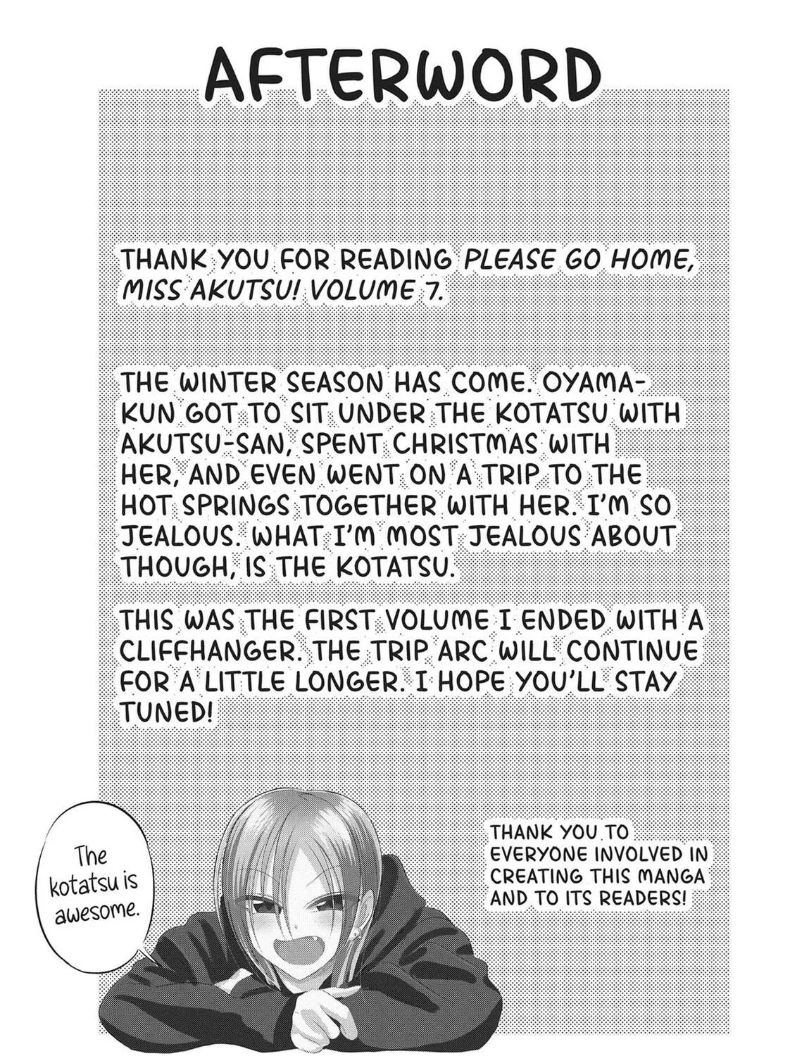 Please Go Home, Miss Akutsu! Chapter 141.5 page 17 - 