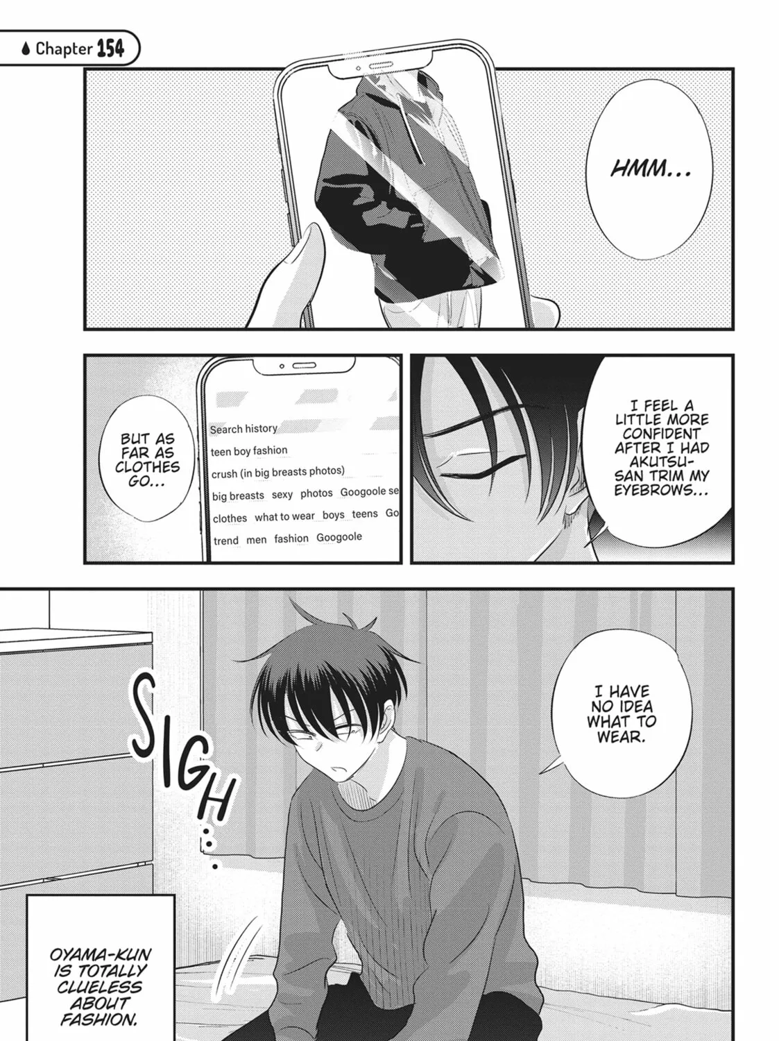 Please Go Home, Miss Akutsu! Chapter 154 page 1 - 