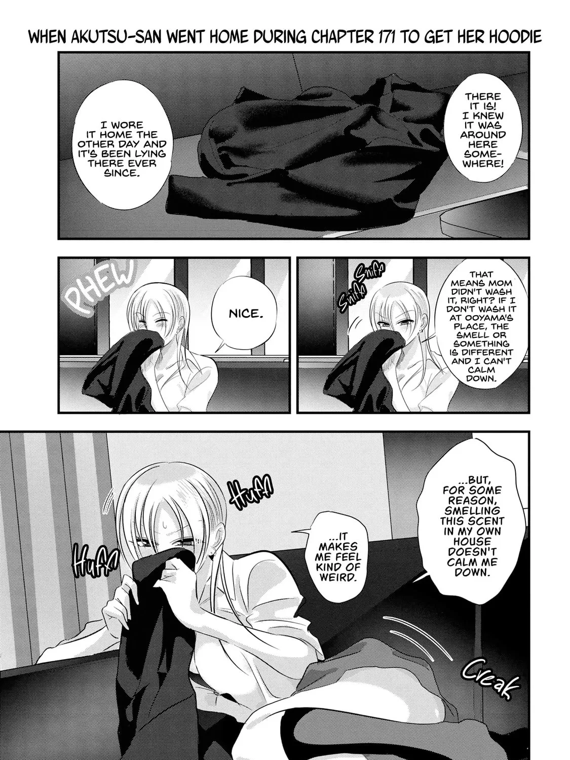 Please Go Home, Miss Akutsu! Chapter 171.5 page 1 - 