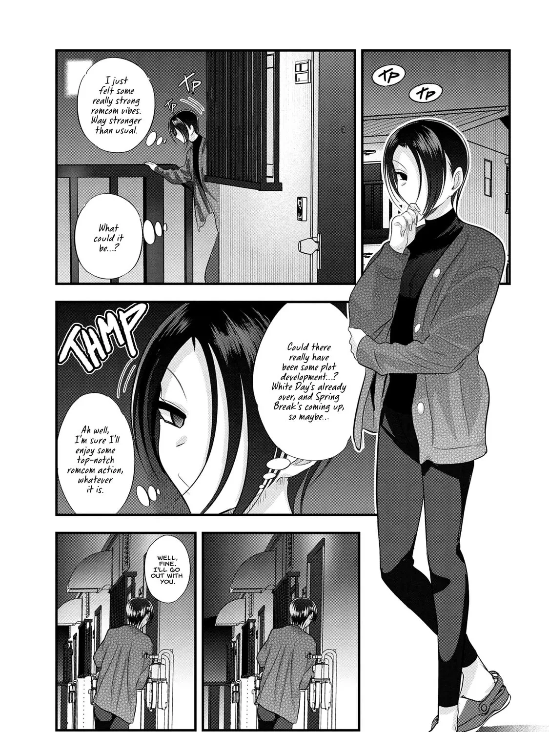 Please Go Home, Miss Akutsu! Chapter 176.5 page 1 - 