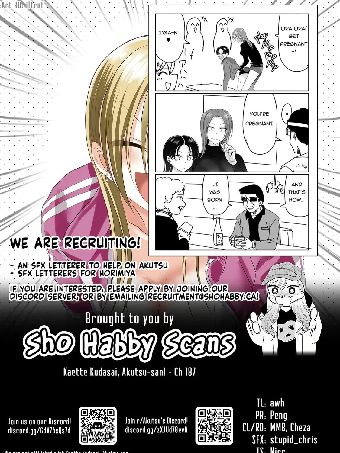 Please Go Home, Miss Akutsu! Chapter 187 page 21 - 
