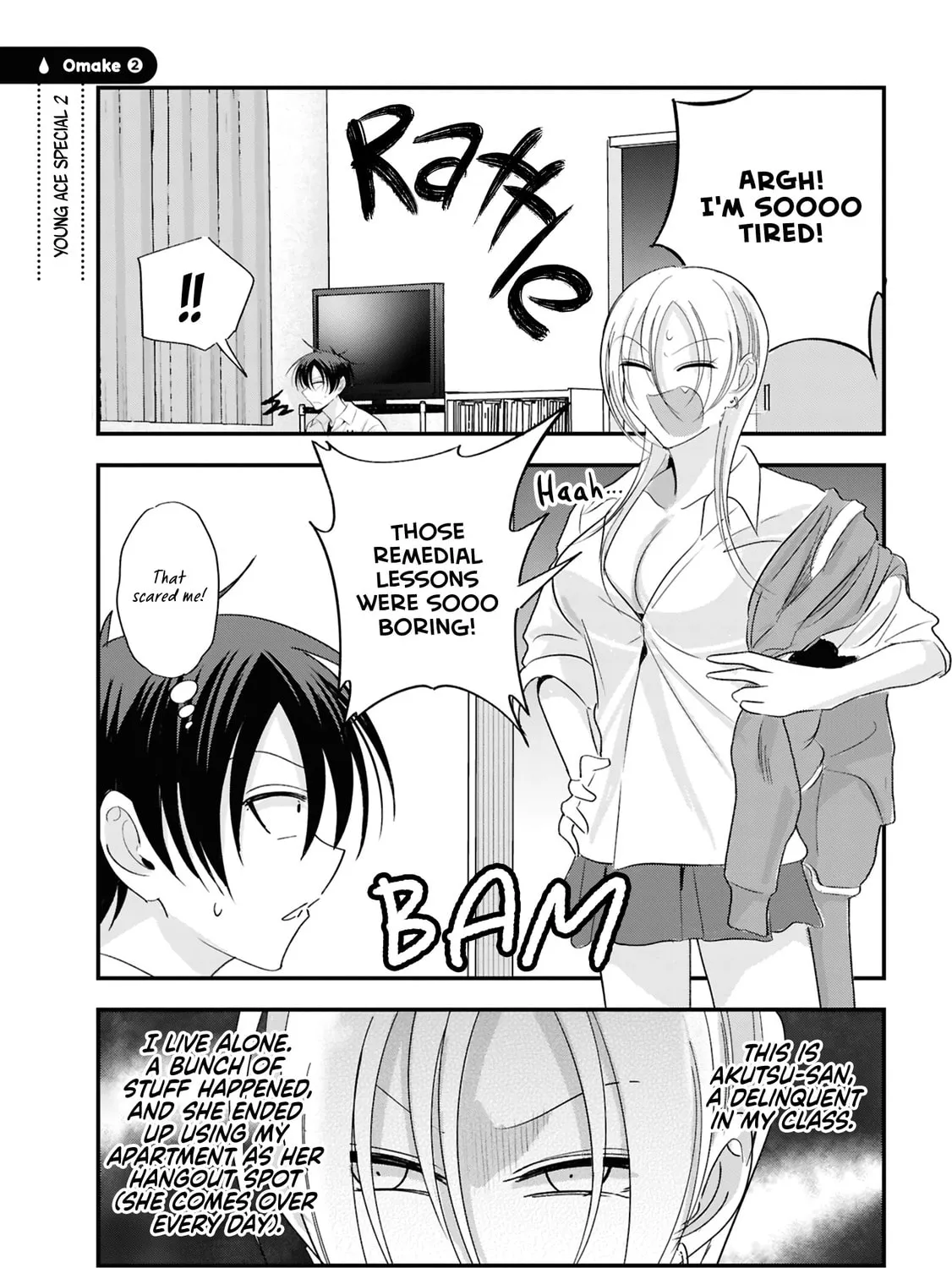 Please Go Home, Miss Akutsu! Chapter 189.2 page 1 - 