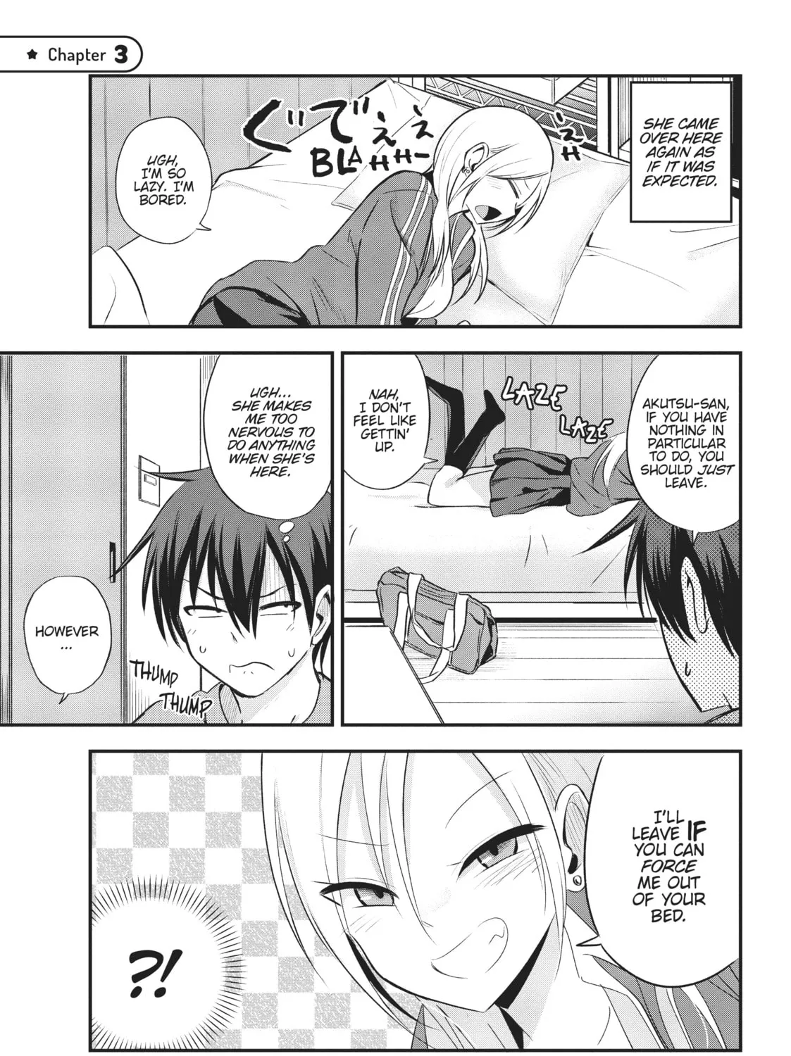 Please Go Home, Miss Akutsu! Chapter 3 page 1 - 