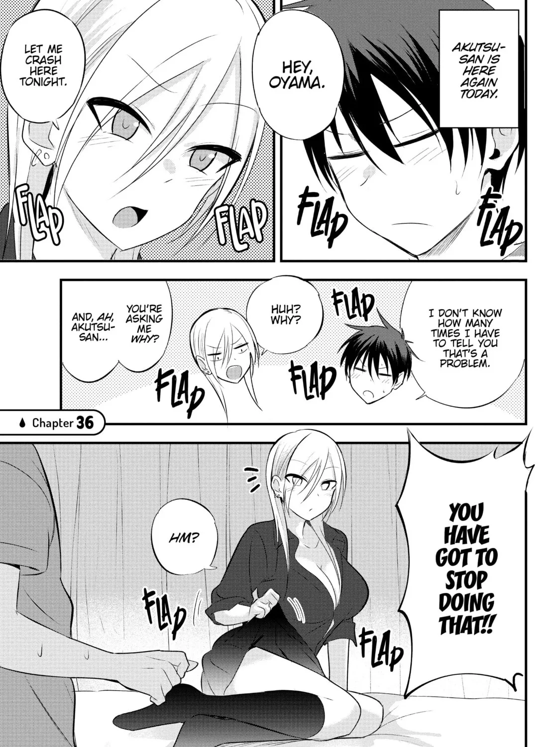 Please Go Home, Miss Akutsu! Chapter 36 page 1 - 