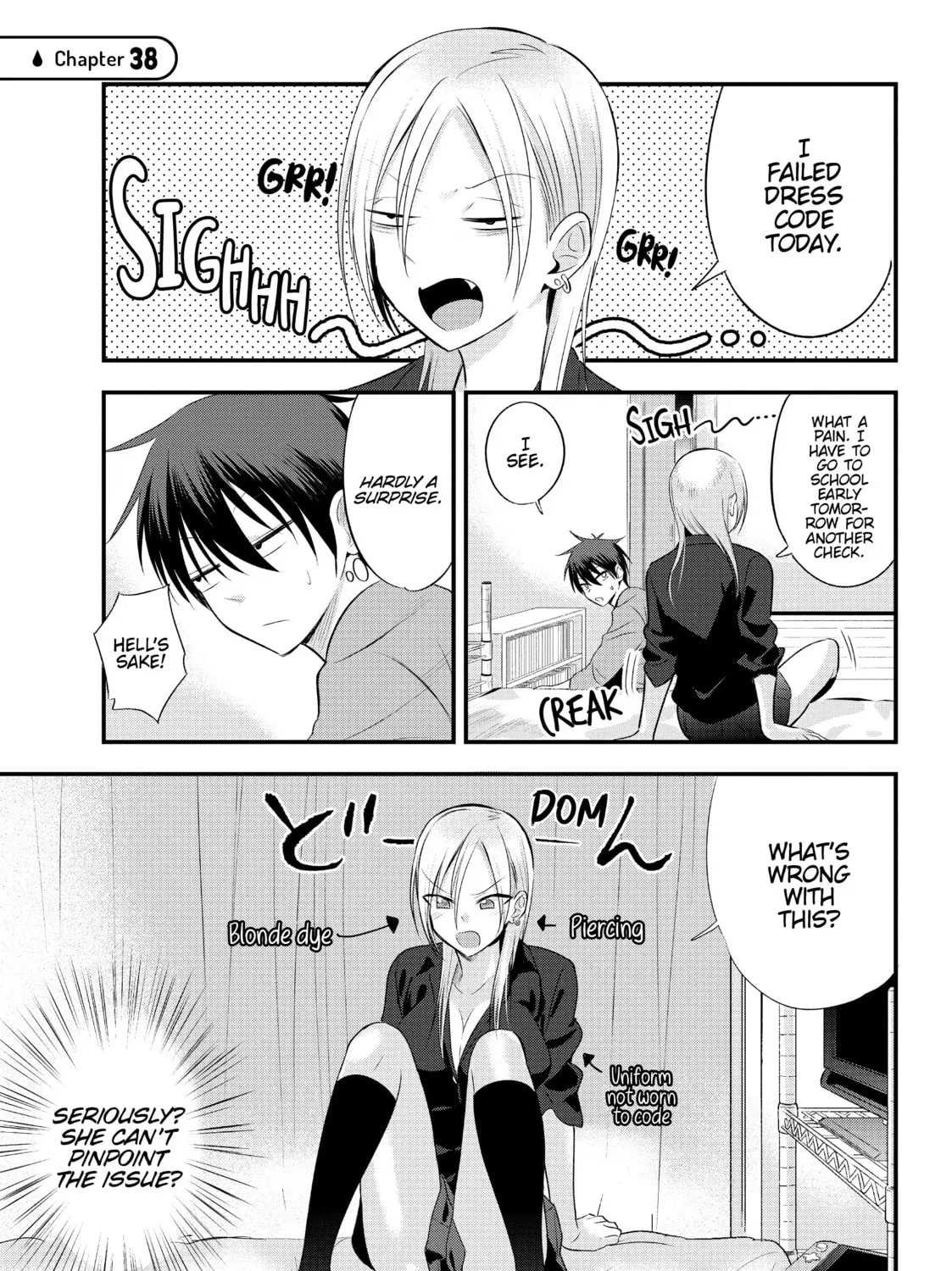 Please Go Home, Miss Akutsu! Chapter 38 page 1 - 