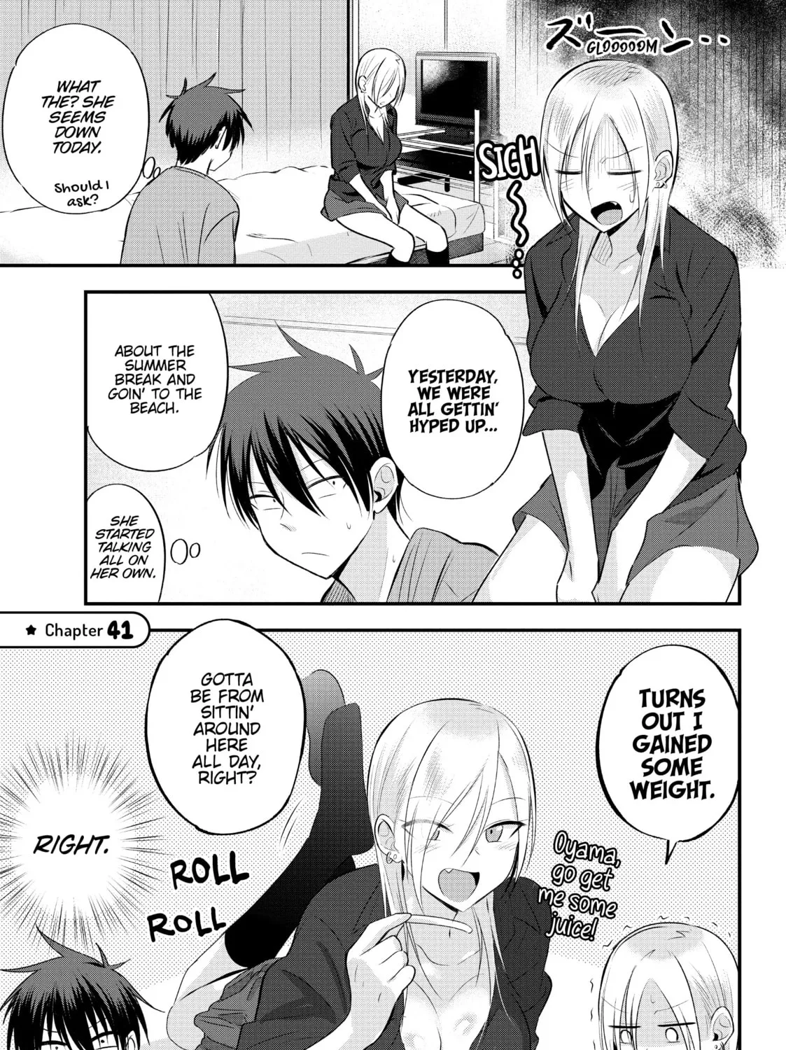 Please Go Home, Miss Akutsu! Chapter 41 page 1 - 