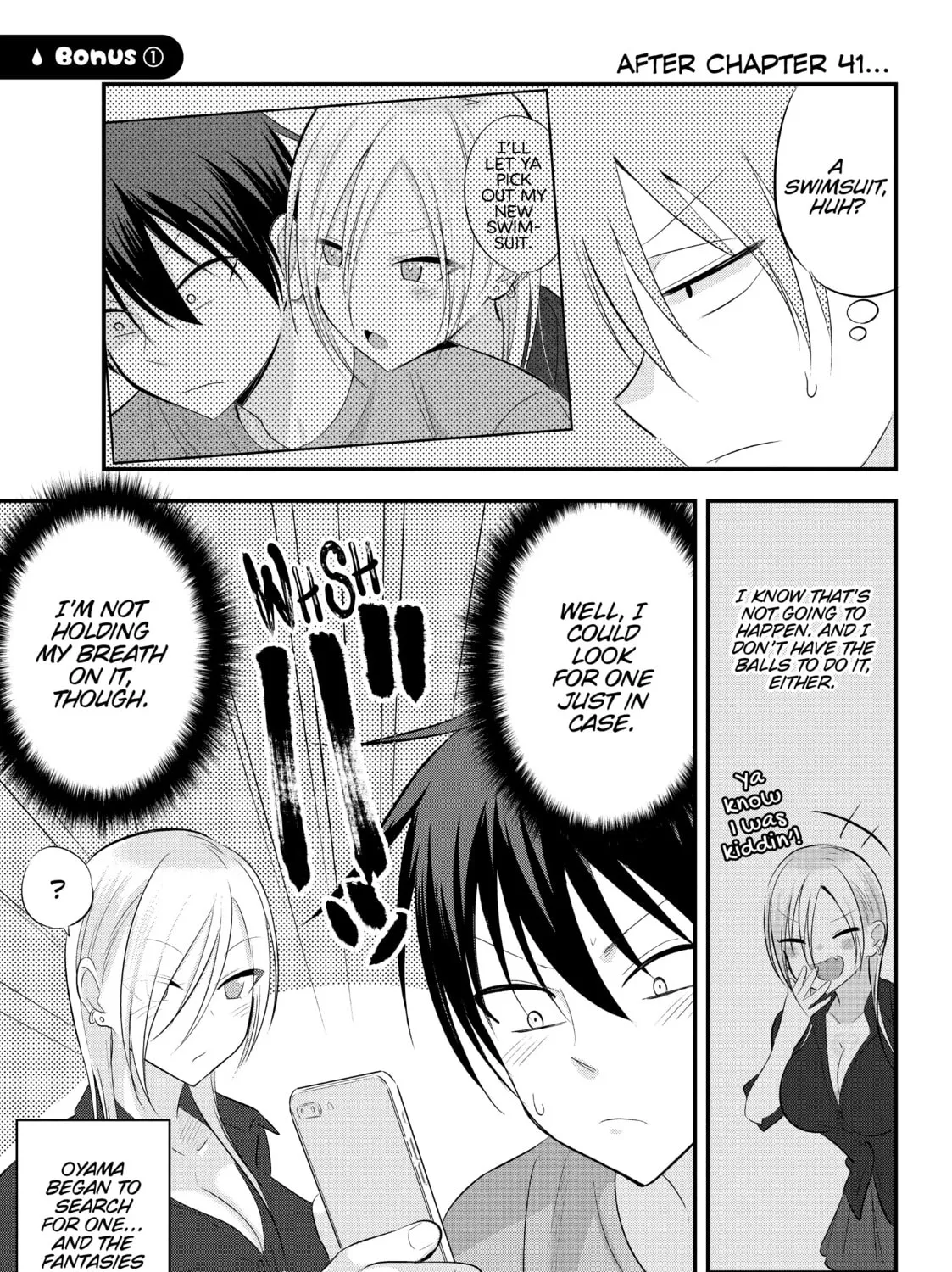 Please Go Home, Miss Akutsu! Chapter 49.1 page 1 - 