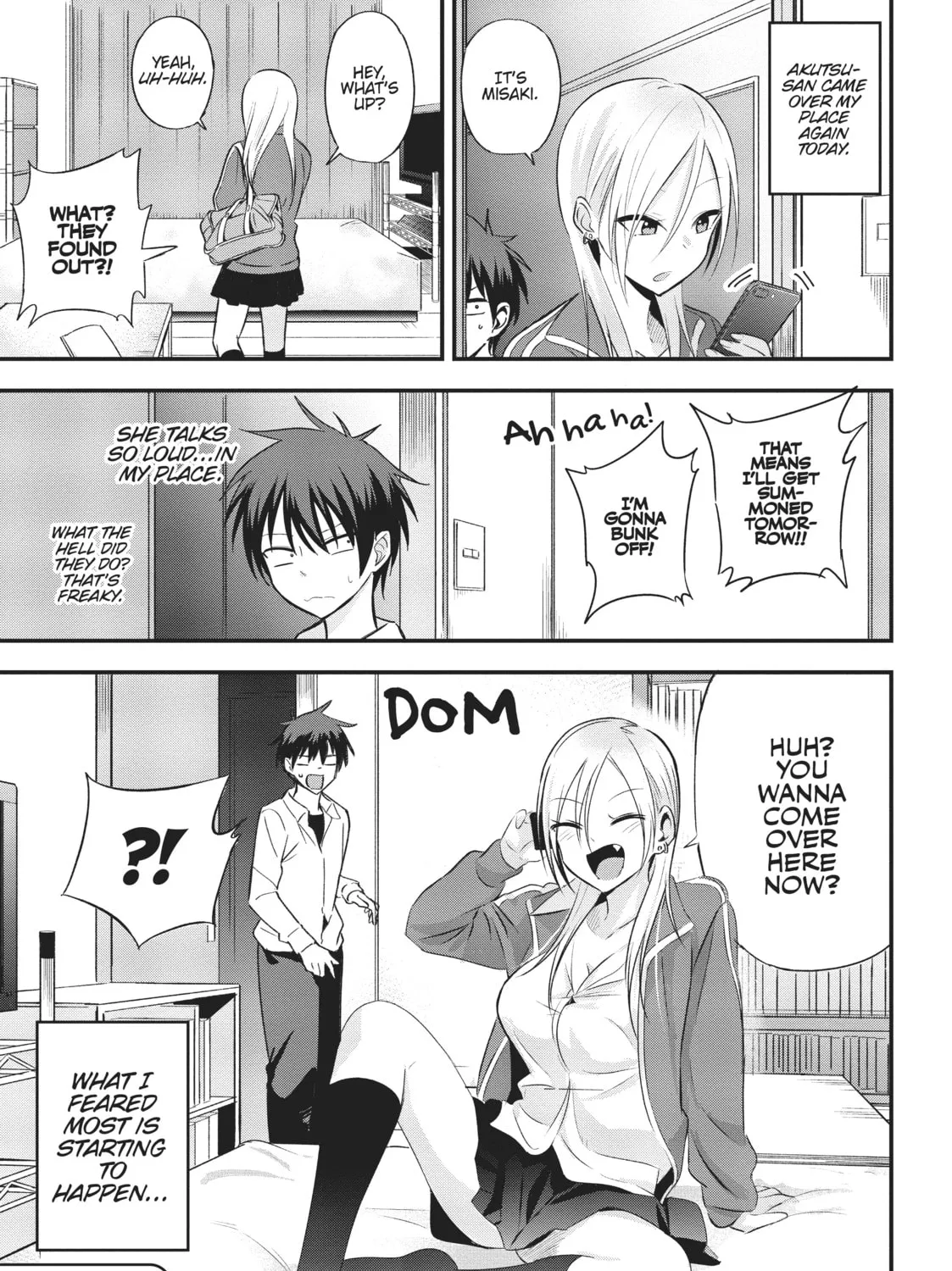 Please Go Home, Miss Akutsu! Chapter 5 page 1 - 