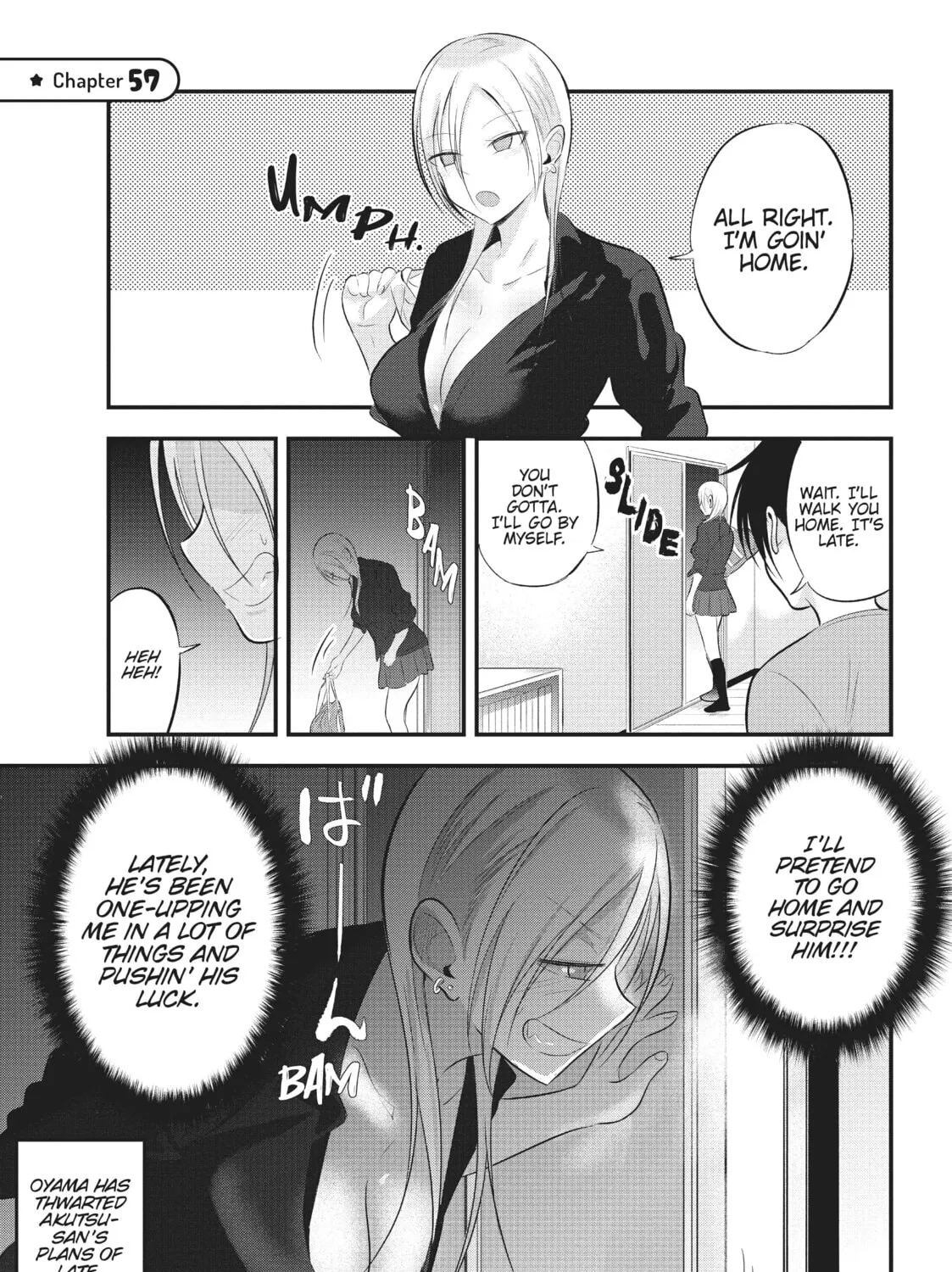 Please Go Home, Miss Akutsu! Chapter 57 page 1 - 
