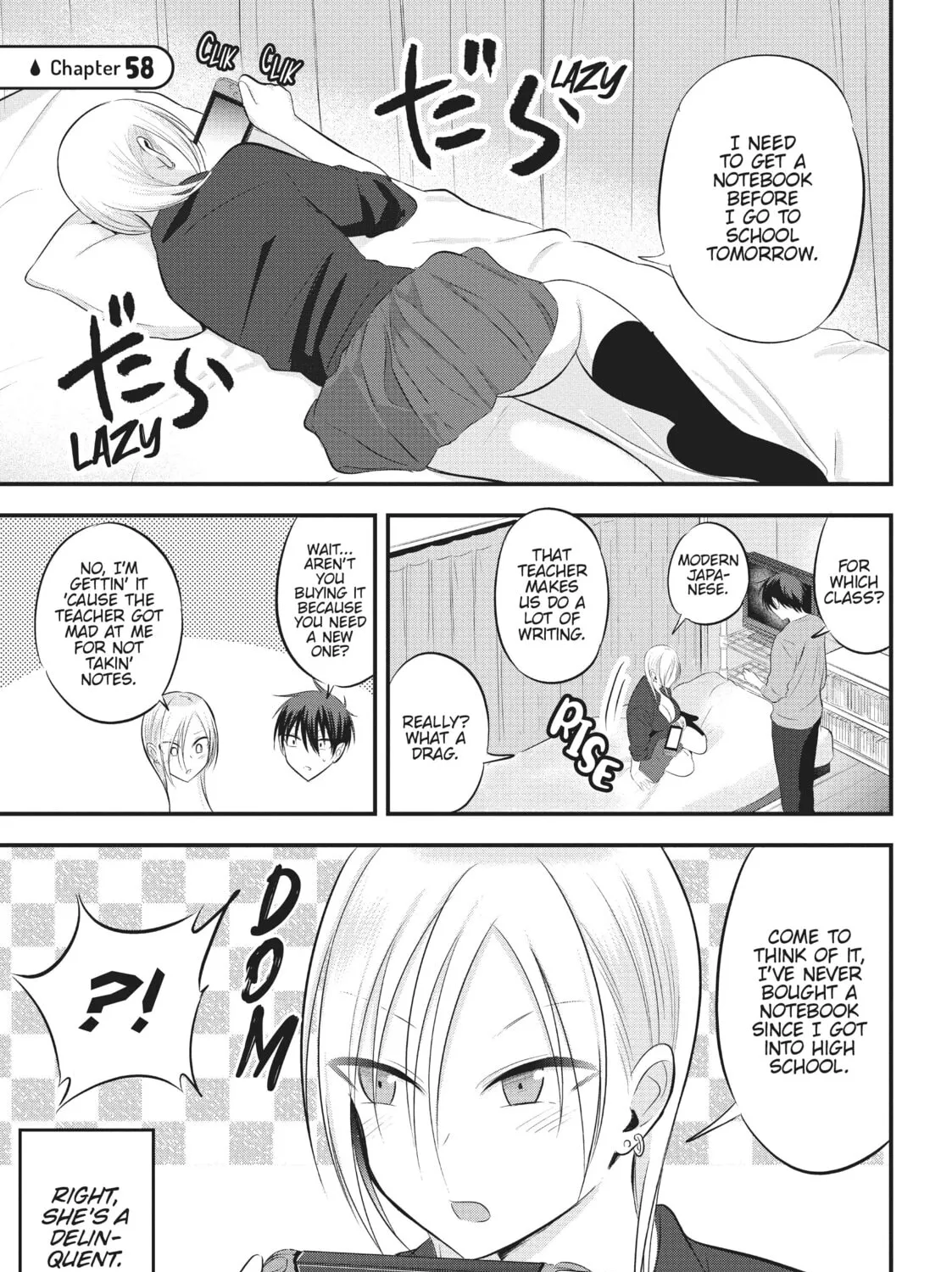 Please Go Home, Miss Akutsu! Chapter 58 page 1 - 