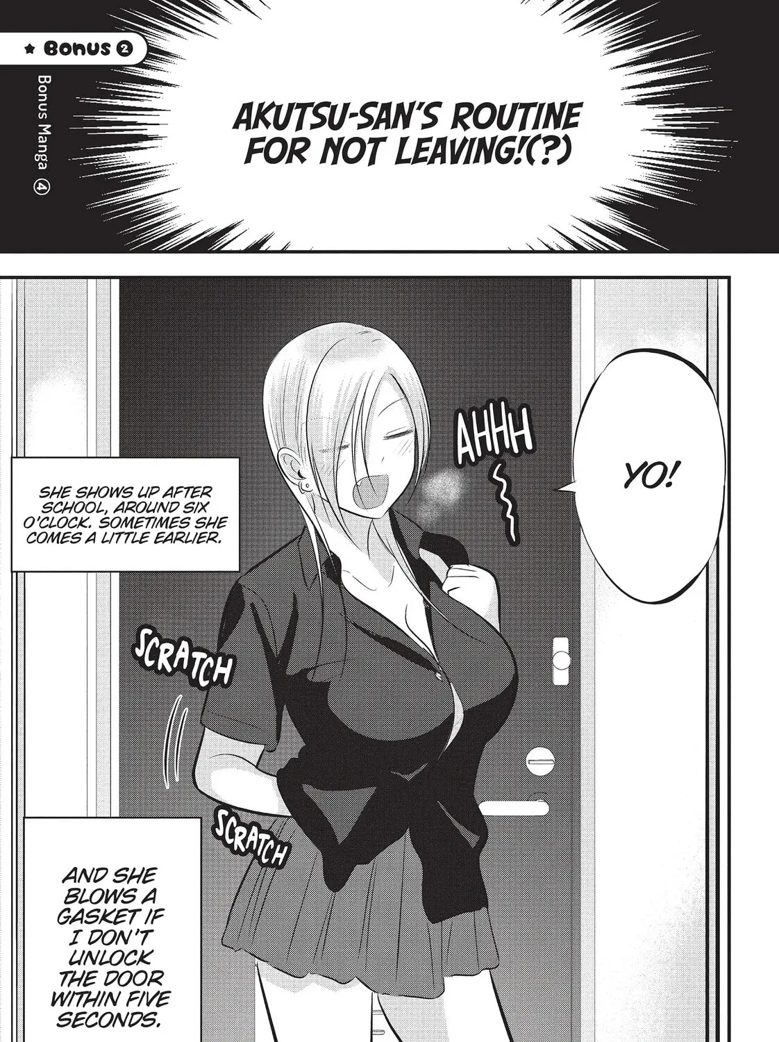 Please Go Home, Miss Akutsu! Chapter 69.2 page 1 - 