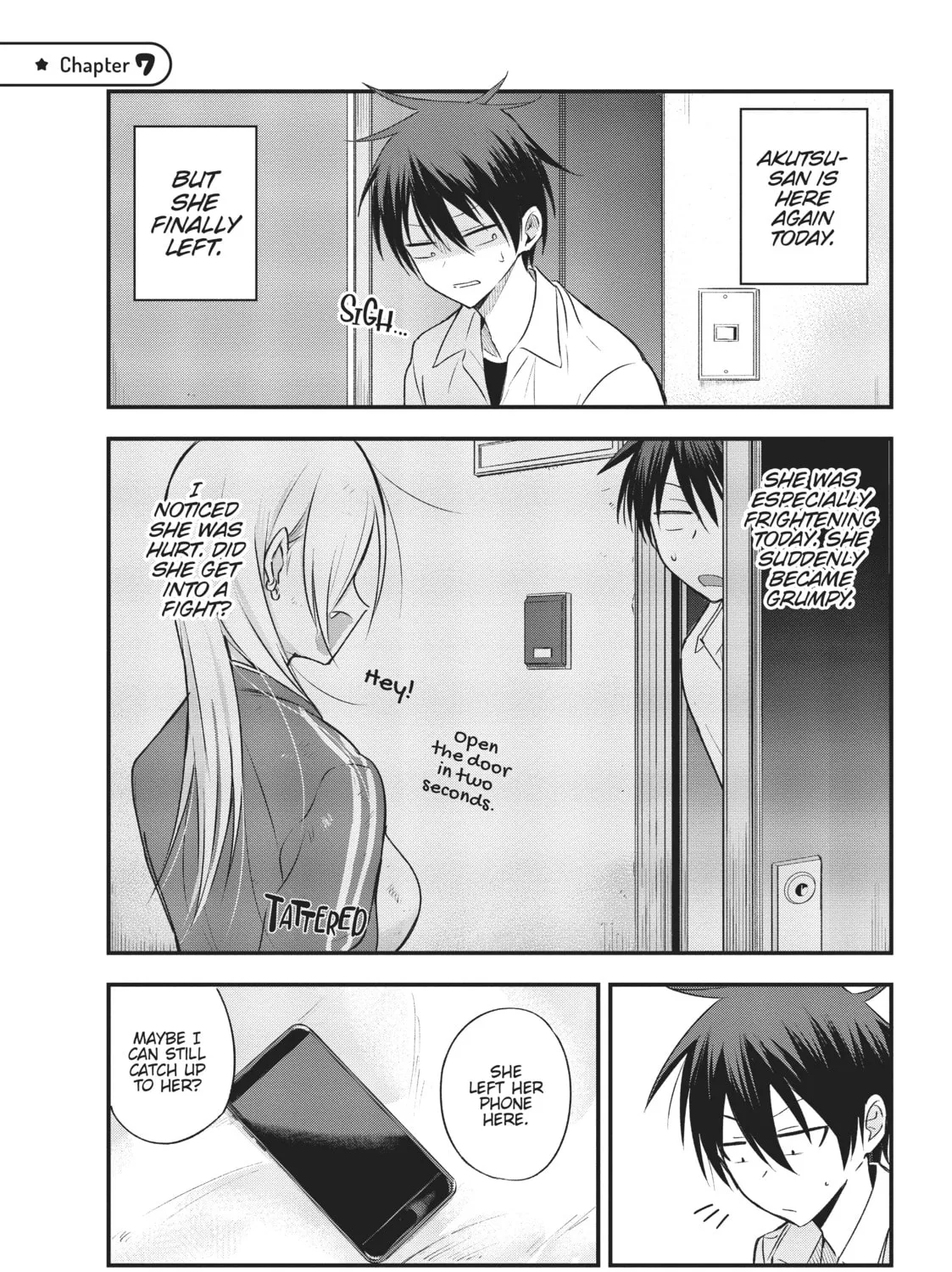Please Go Home, Miss Akutsu! Chapter 7 page 1 - 