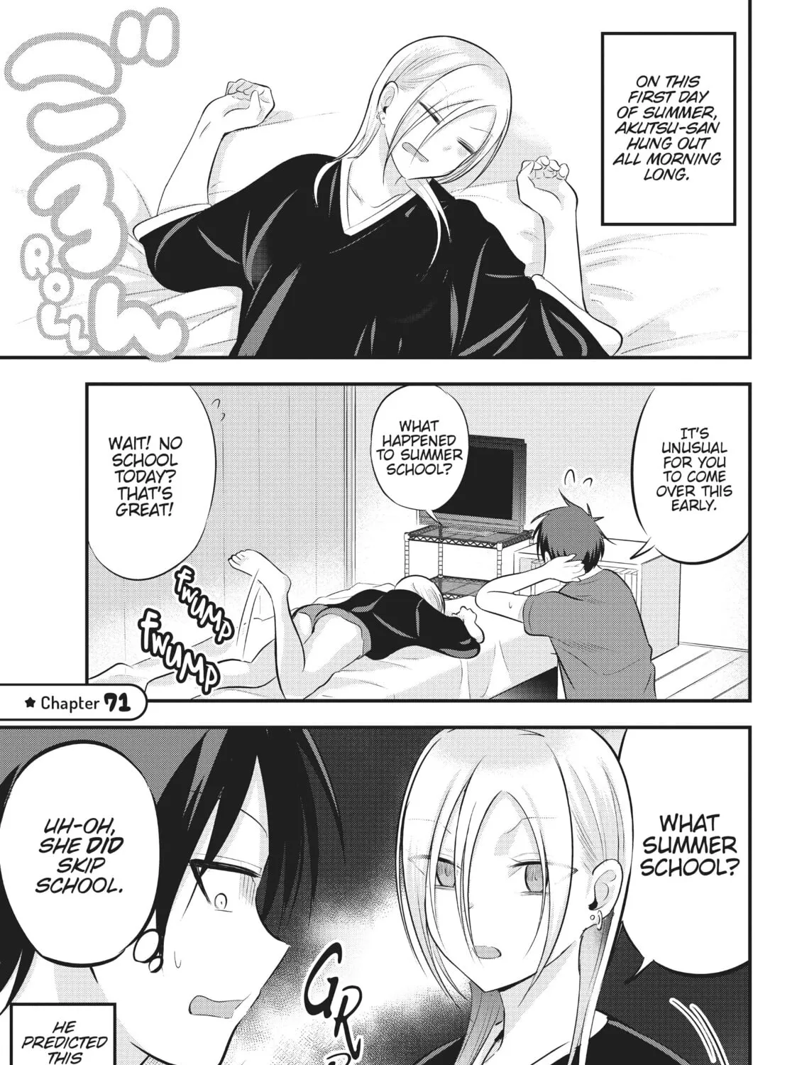 Please Go Home, Miss Akutsu! Chapter 71 page 1 - 