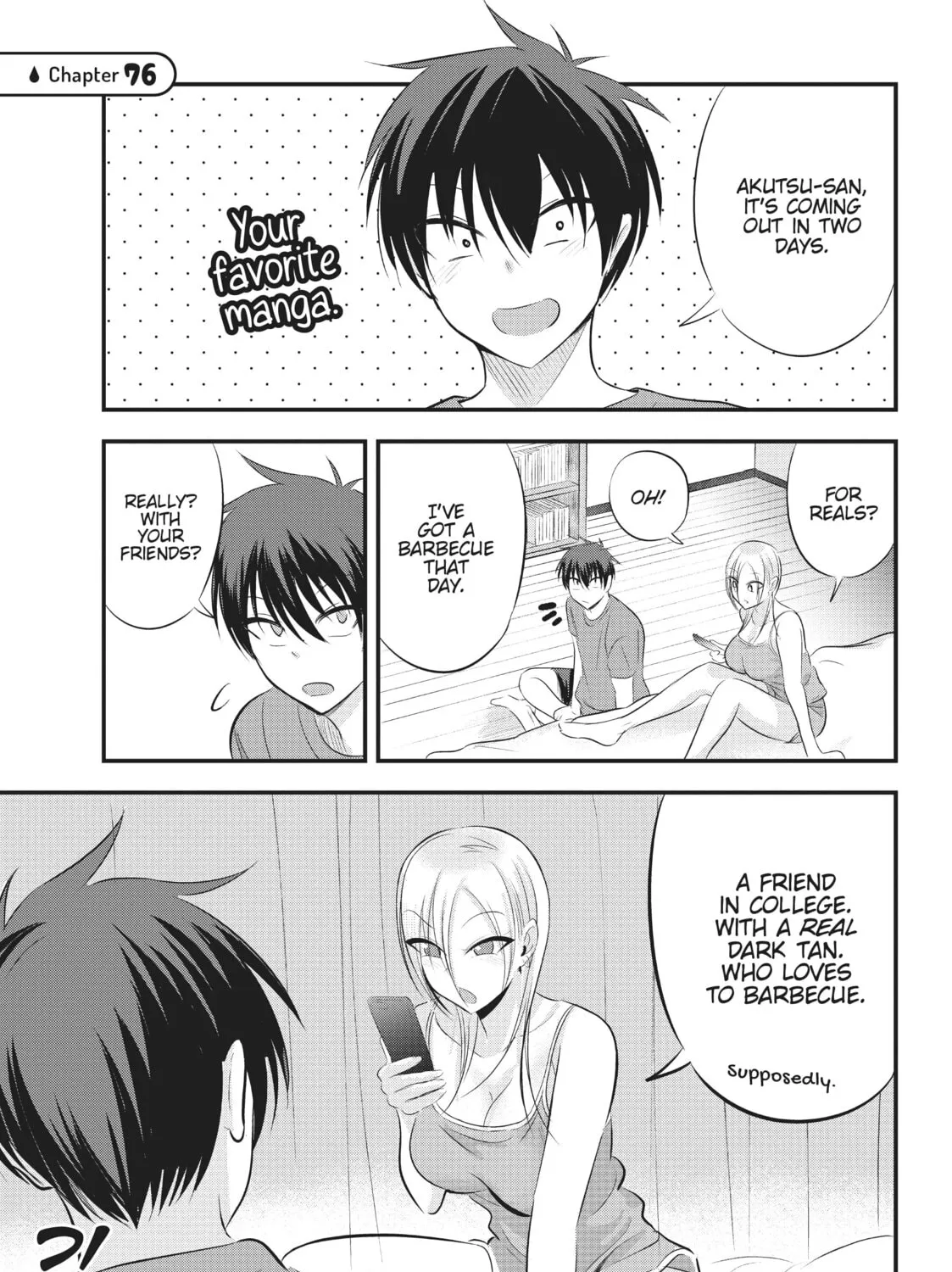 Please Go Home, Miss Akutsu! Chapter 76 page 1 - 
