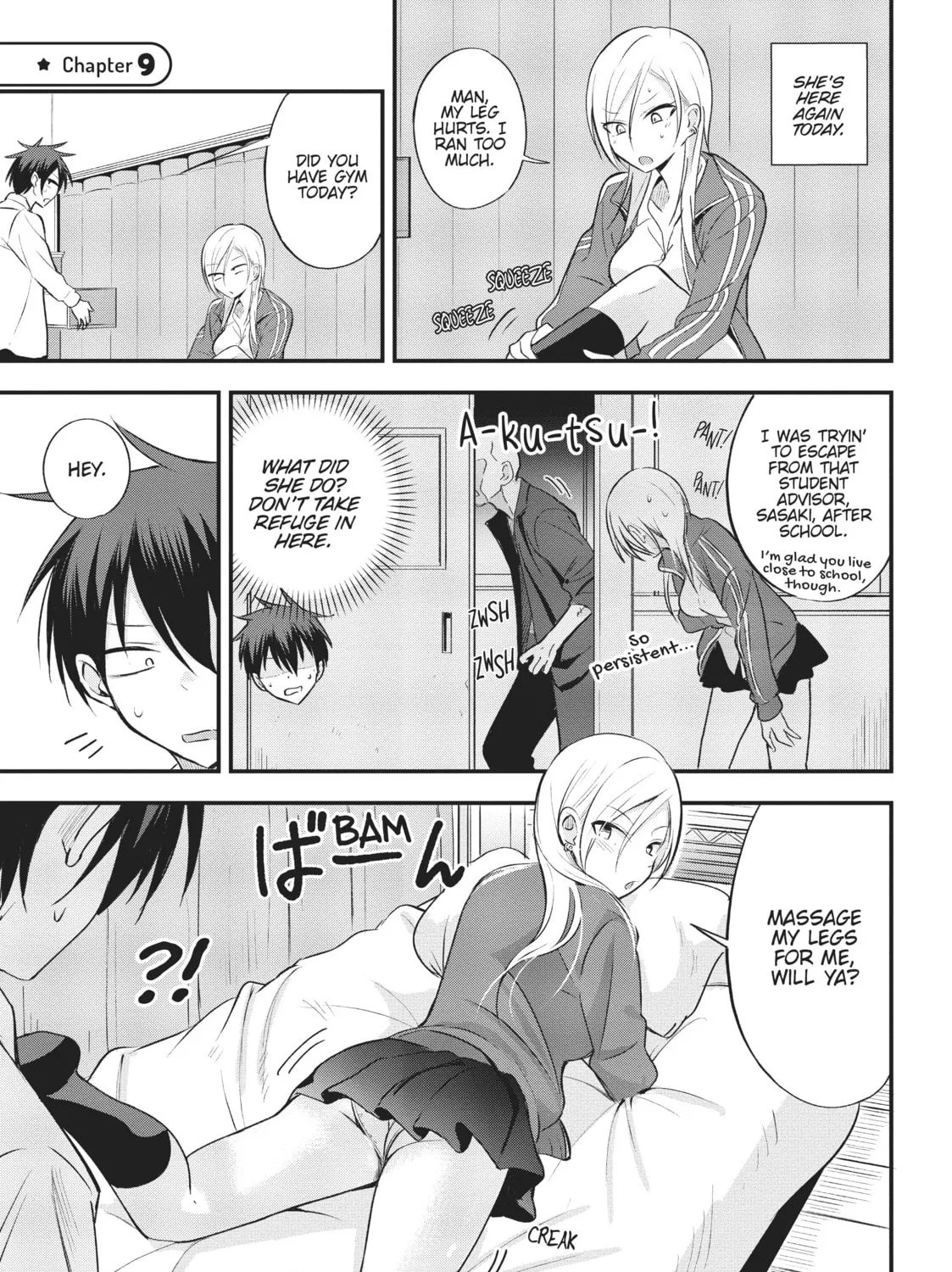 Please Go Home, Miss Akutsu! Chapter 9 page 1 - 