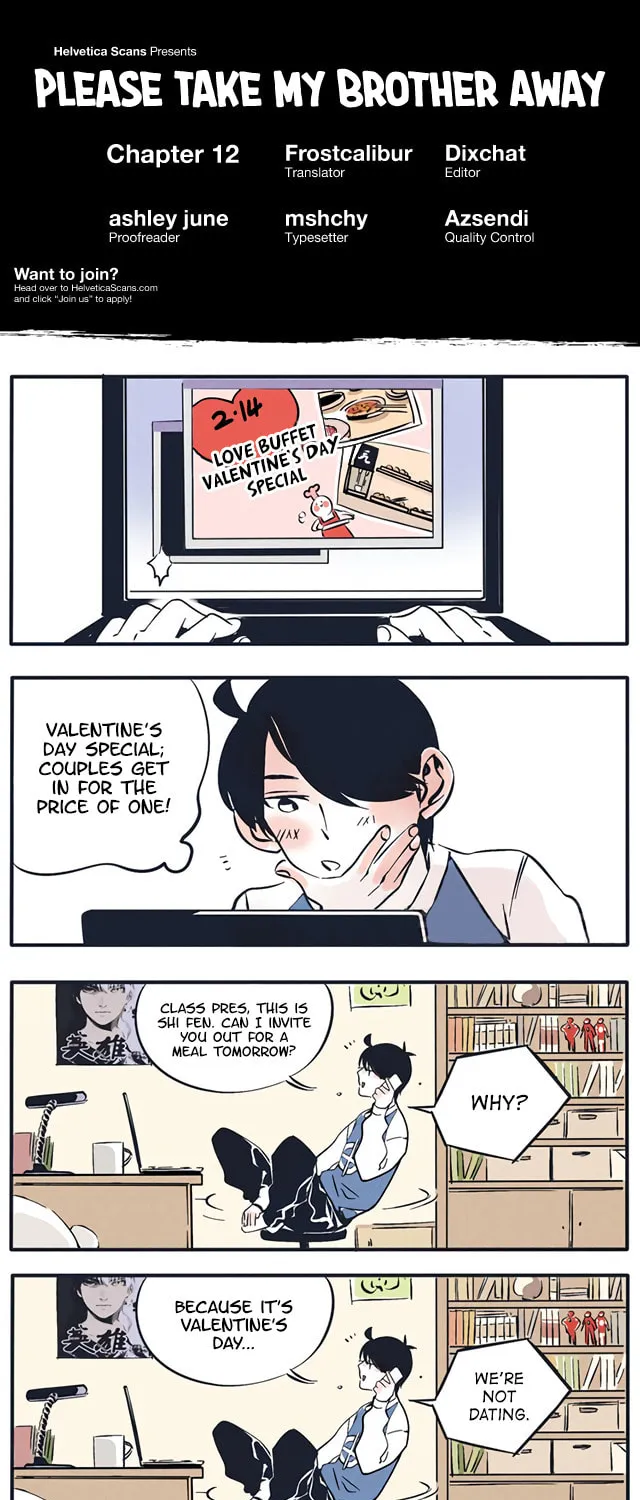 Please Take My Brother Away! (Colored) Chapter 12 page 1 - 