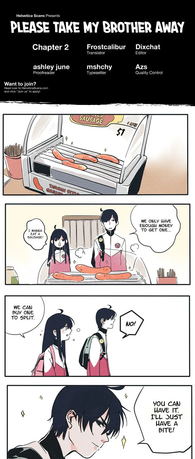 Please Take My Brother Away! (Colored) Chapter 2 page 1 - 