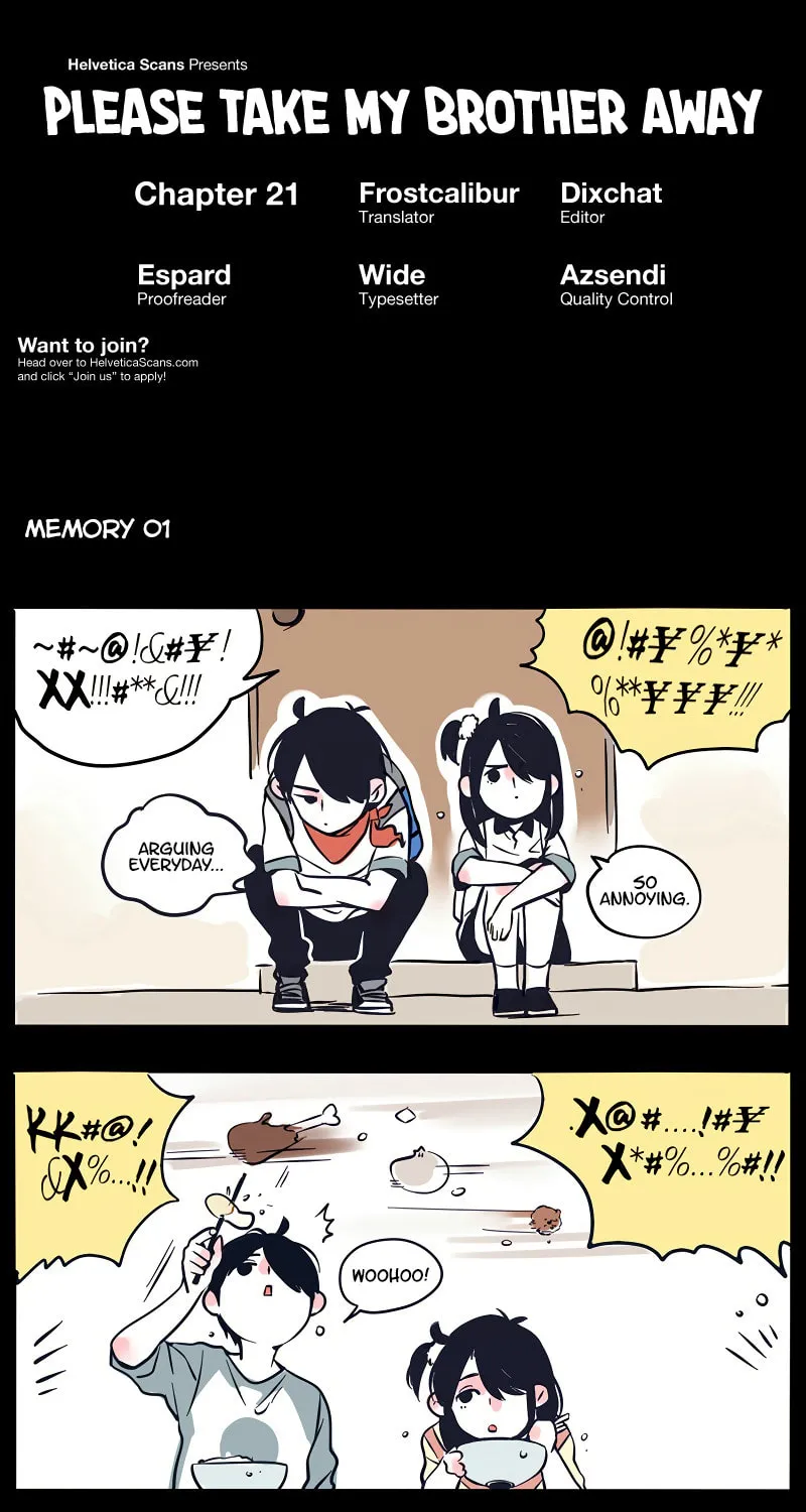 Please Take My Brother Away! (Colored) Chapter 21 page 1 - 