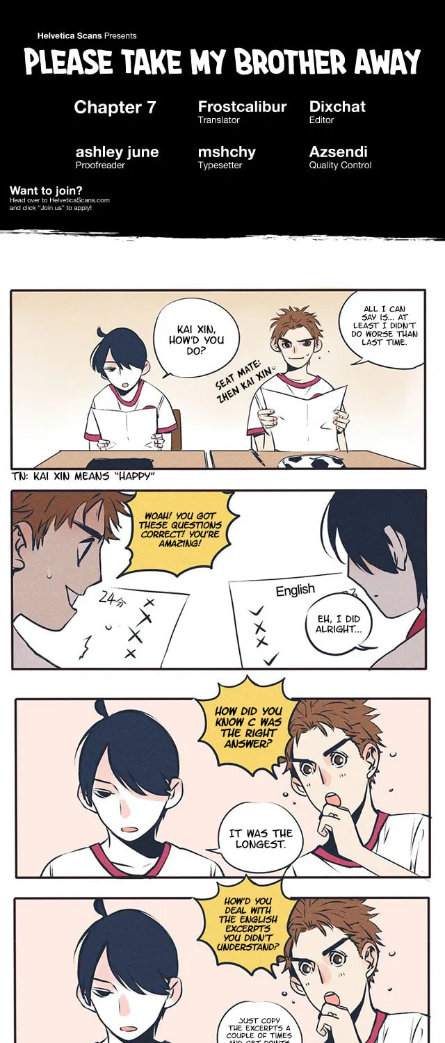 Please Take My Brother Away! (Colored) Chapter 7 page 1 - 