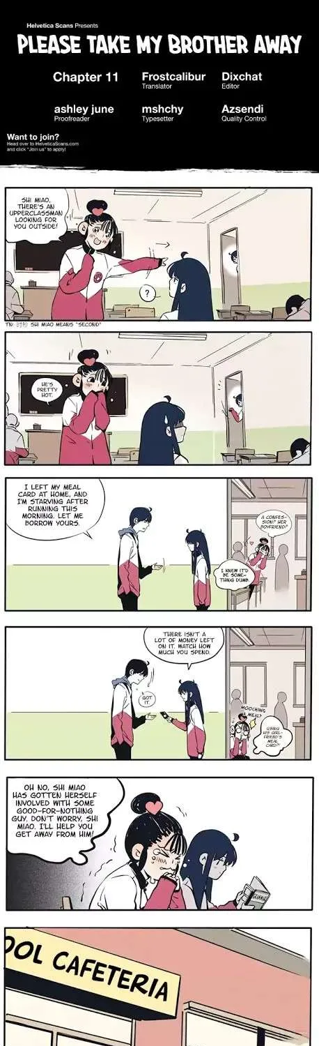 Please Take My Brother Away! Chapter 11 page 1 - 