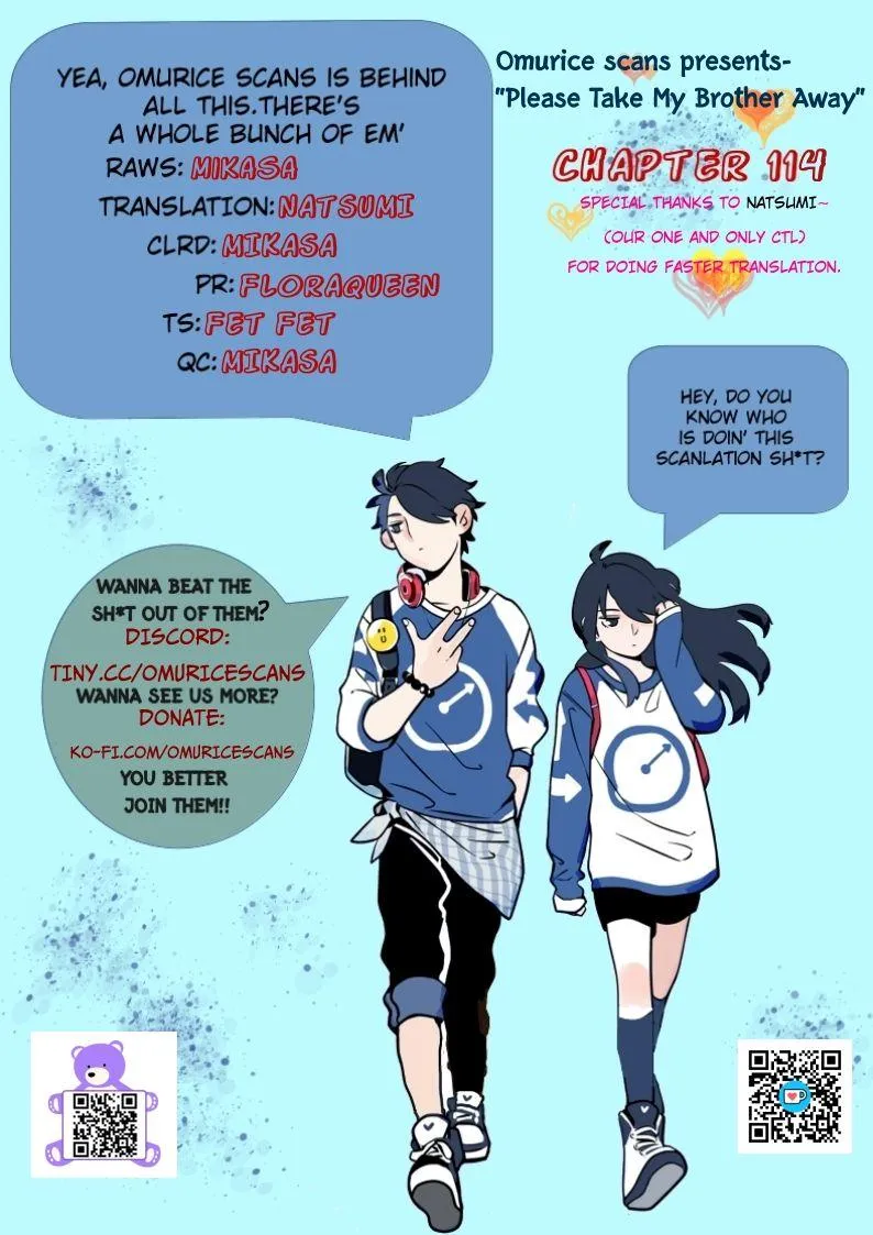 Please Take My Brother Away! Chapter 114 page 1 - 