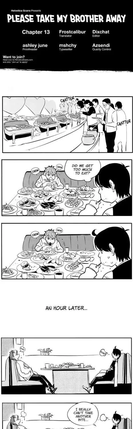 Please Take My Brother Away! Chapter 13 page 1 - 