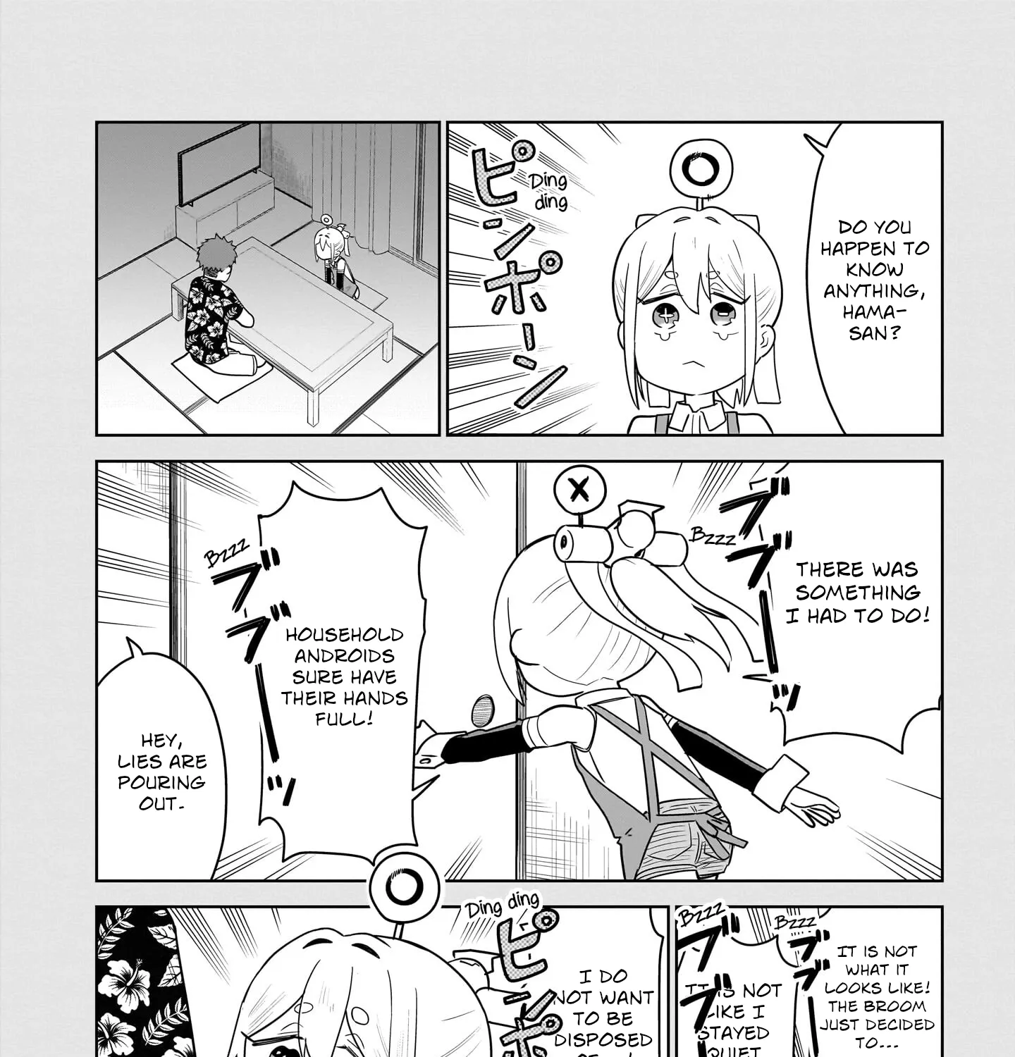 Ponkotsu Android Hama-san Chapter 3 page 35 - 