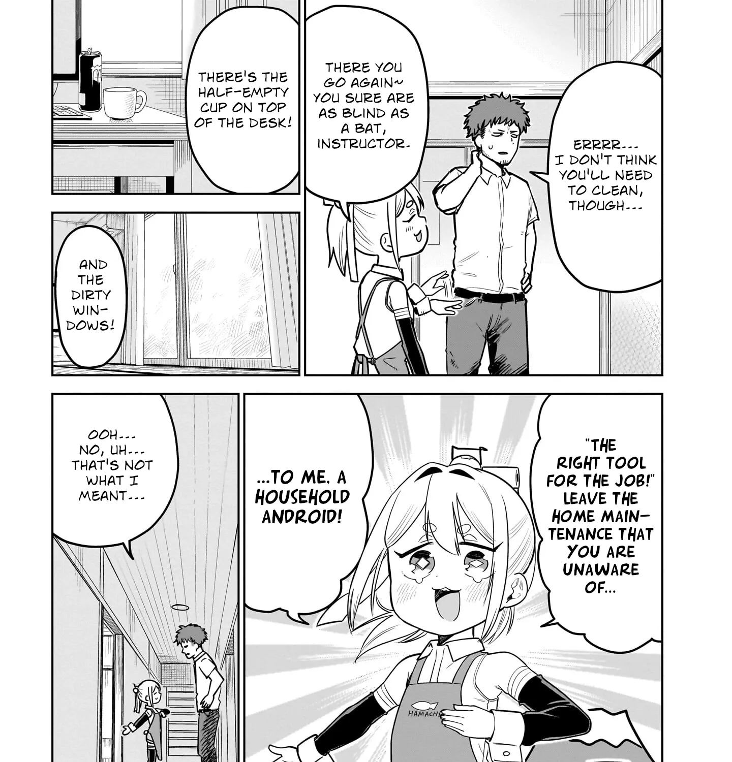 Ponkotsu Android Hama-san Chapter 7 page 5 - 