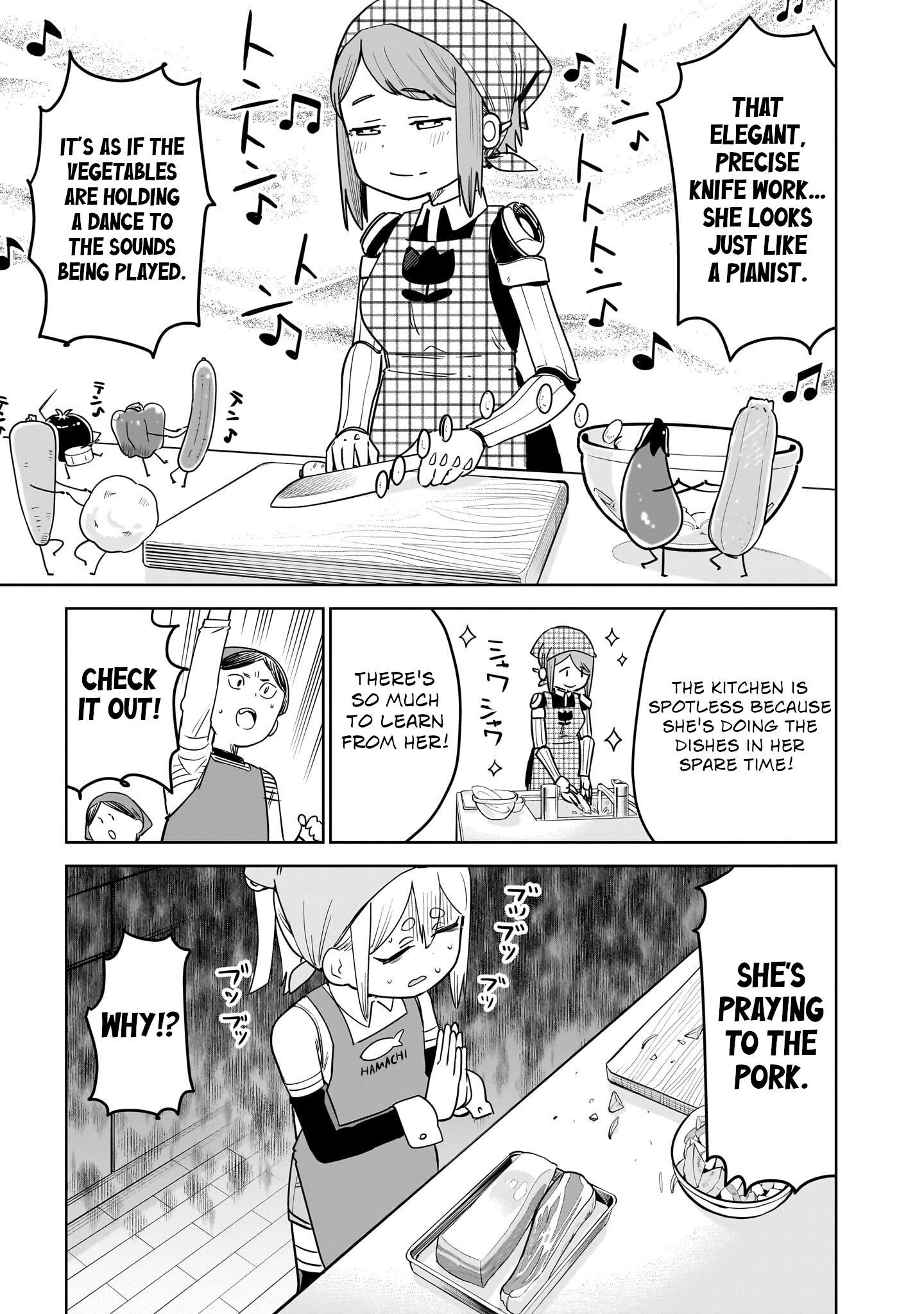 Ponkotsu Android Hama-san Chapter 9 page 15 - 