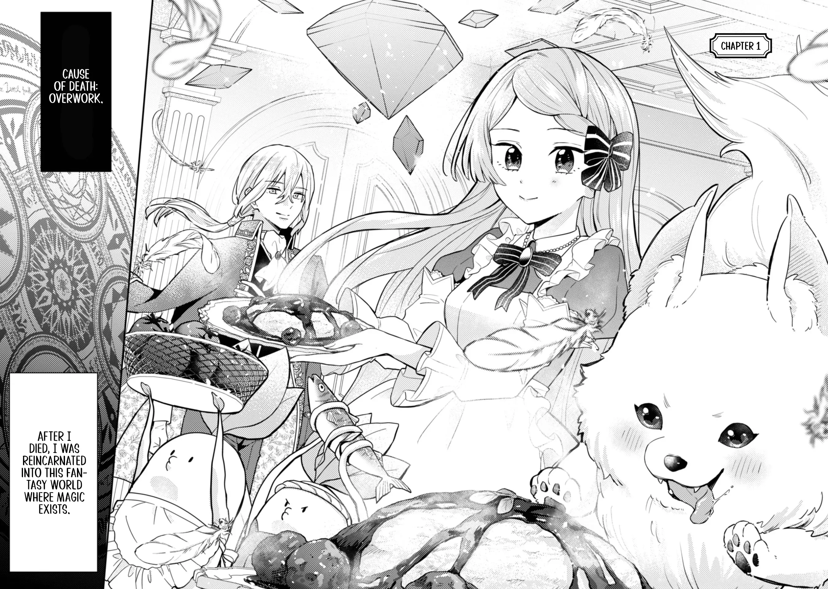 Ponkotsu Reijou ni Tensei Shitara, Mofumofu kara Ouji no Meshiuma Yome ni Ninmeisaremashita Chapter 1 page 4 - 