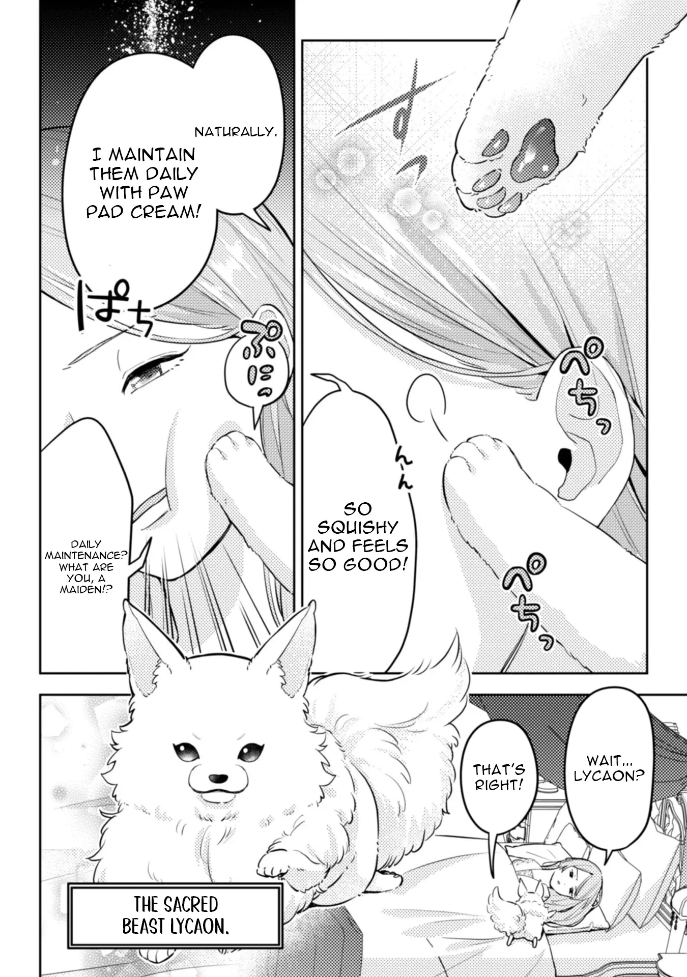 Ponkotsu Reijou ni Tensei Shitara, Mofumofu kara Ouji no Meshiuma Yome ni Ninmeisaremashita Chapter 3 page 2 - 