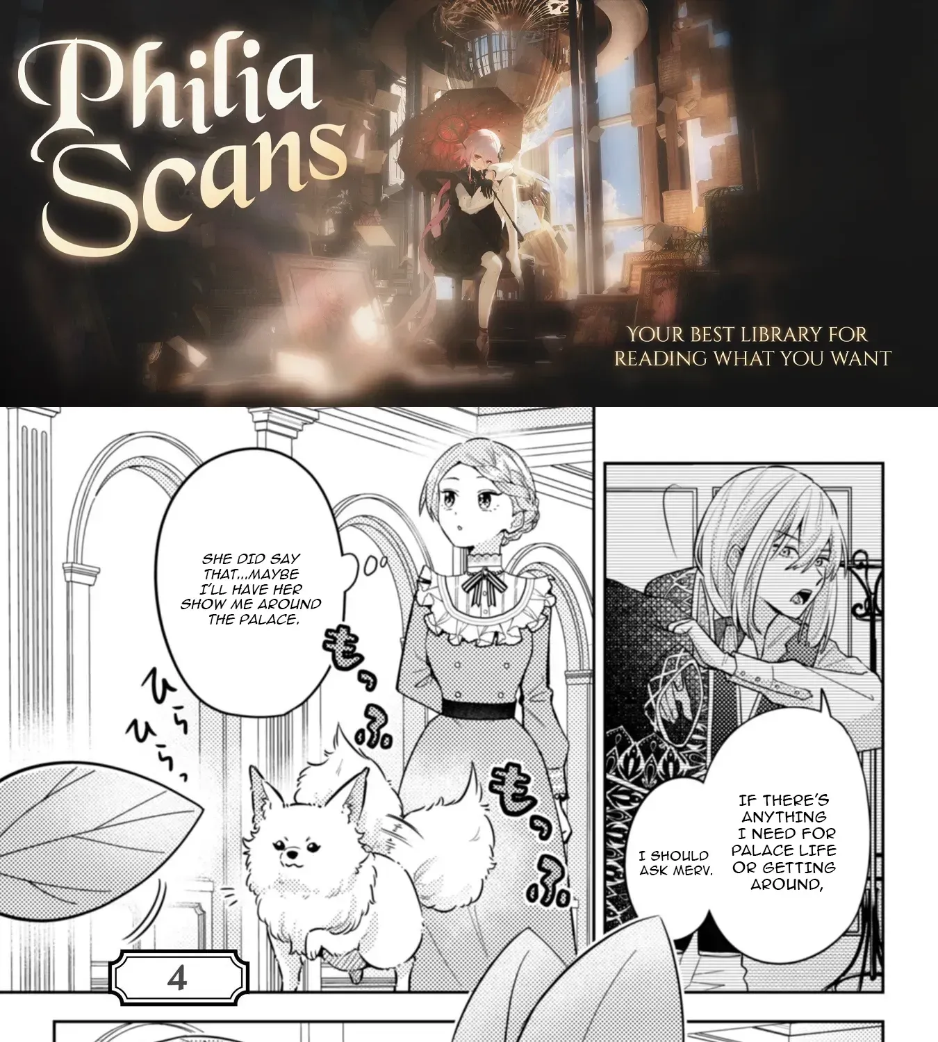 Ponkotsu Reijou ni Tensei Shitara, Mofumofu kara Ouji no Meshiuma Yome ni Ninmeisaremashita Chapter 4 page 1 - 