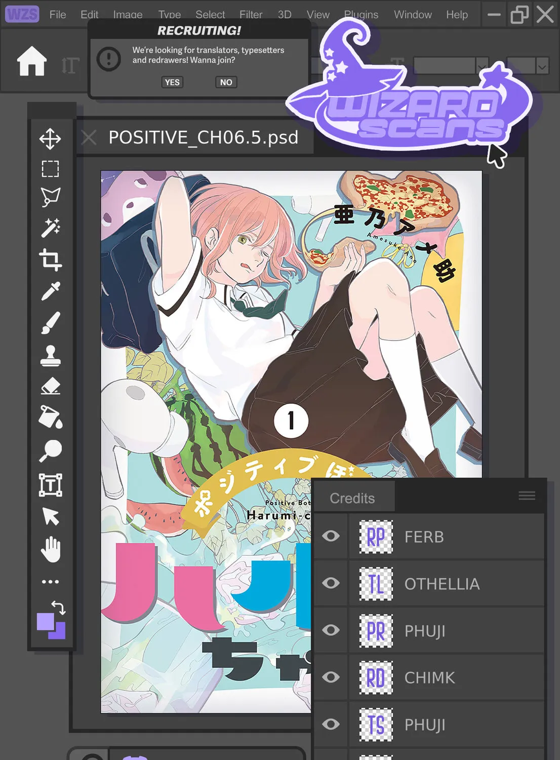 Positive Bocchi Harumi-chan Chapter 6.5 page 1 - 