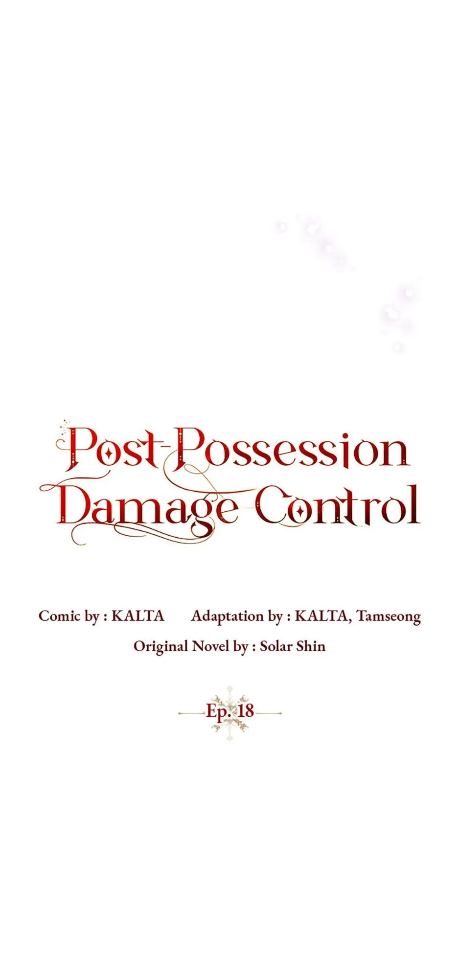 Post-Possession Damage Control Chapter 18 page 9 - 