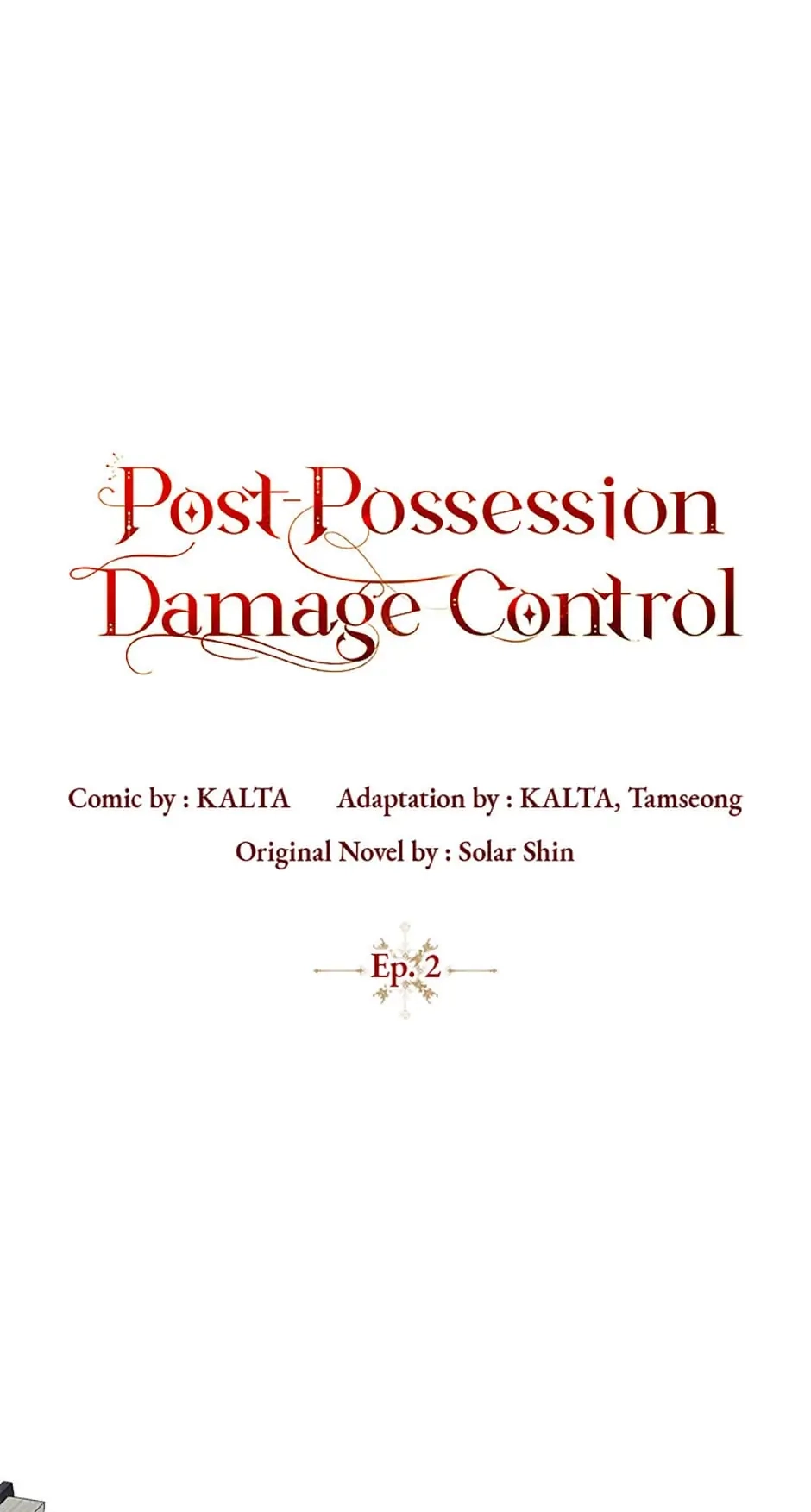 Post-Possession Damage Control Chapter 2 page 6 - 